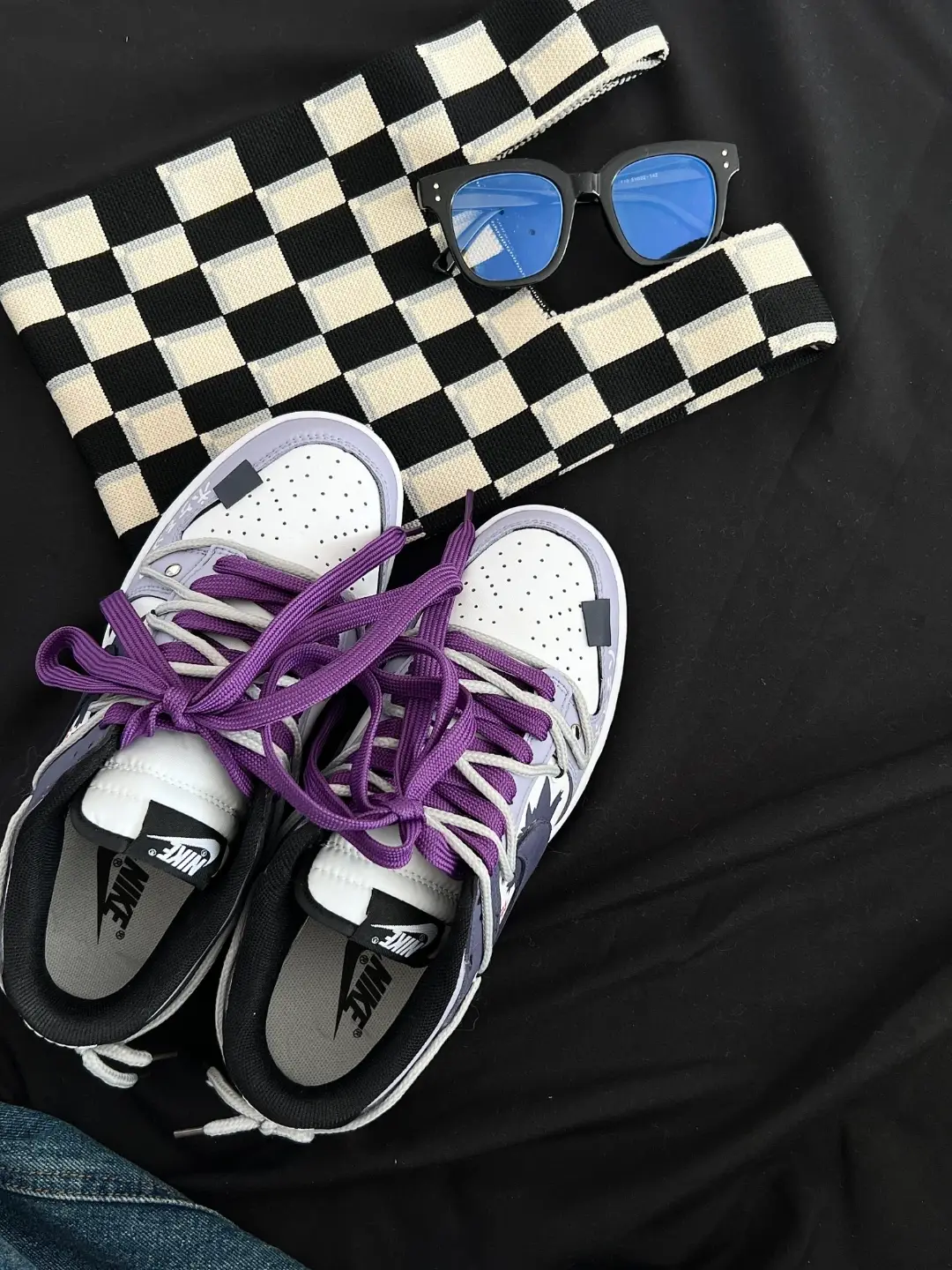 [Custom Women's black tea Star Ice S-BOX]  Dunk Skateboarding Shoes Women's