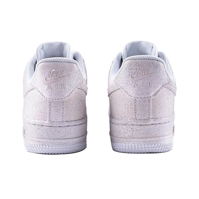 [Customized Aurora Dance, Full Stars] Air Force 1 Low-top Shoes Unisex White/Blue/Pink With Diamond Decoration