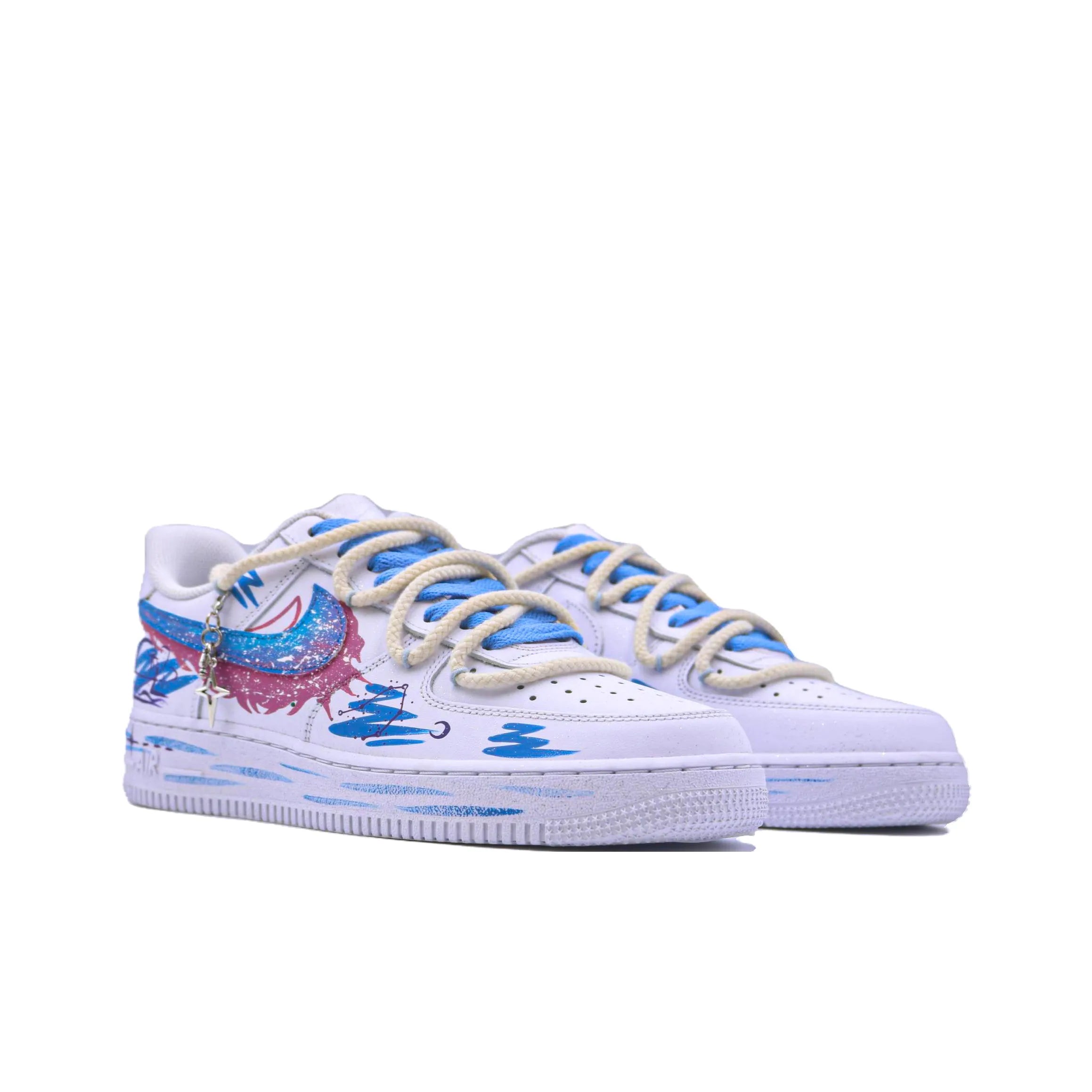 [Customized The Twelve Zodiac Signs: Libra - Fashionable Starry Sky] Air Force 1 Shoes Unisex