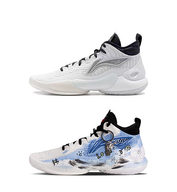 [Blue Graffiti] Custom Street LiNing Men's Basketball Shoes