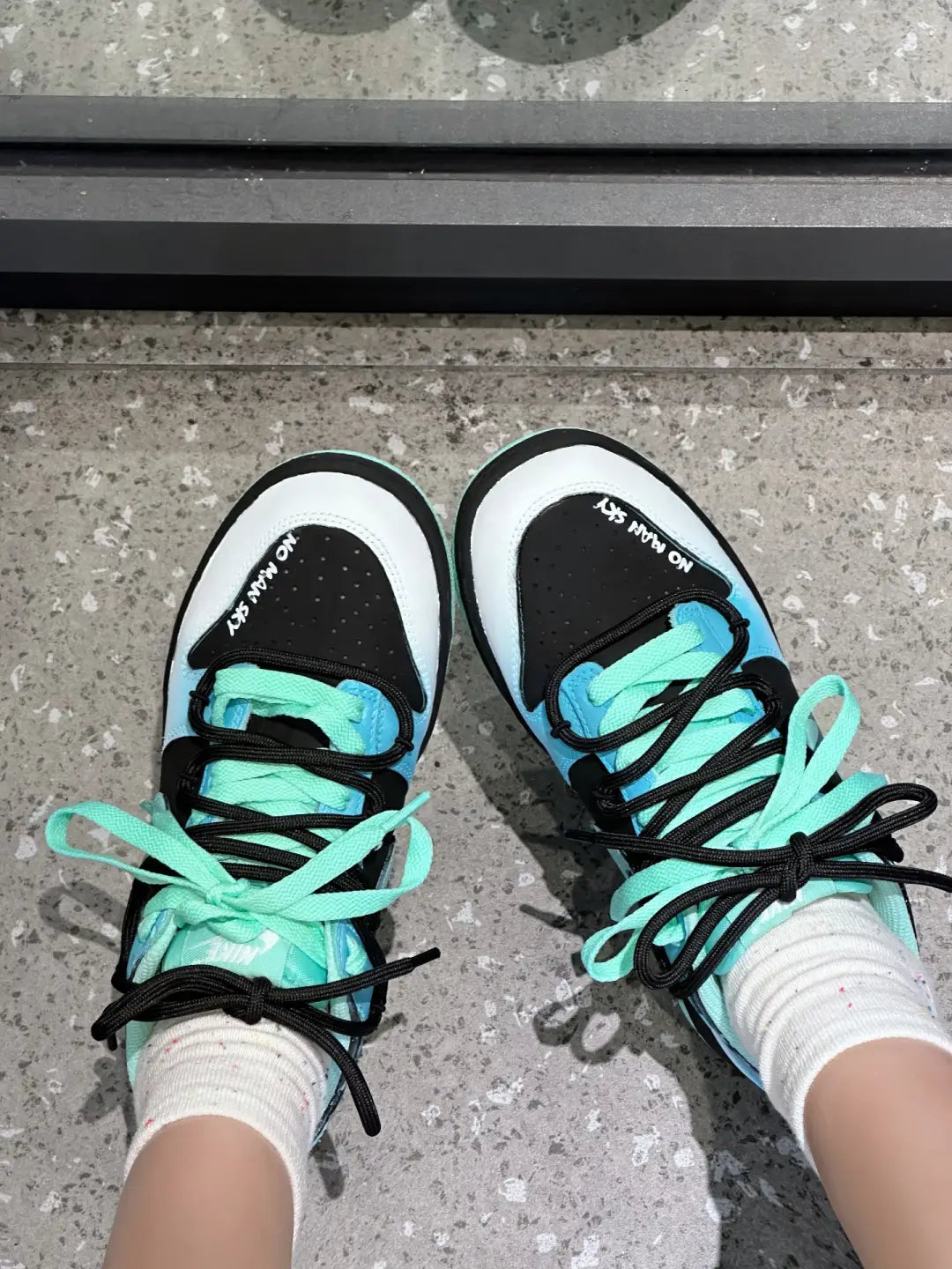 [Custom No Man Sky] Dunk Low Skateboard Shoes Unisex Purple/Faded Color Style