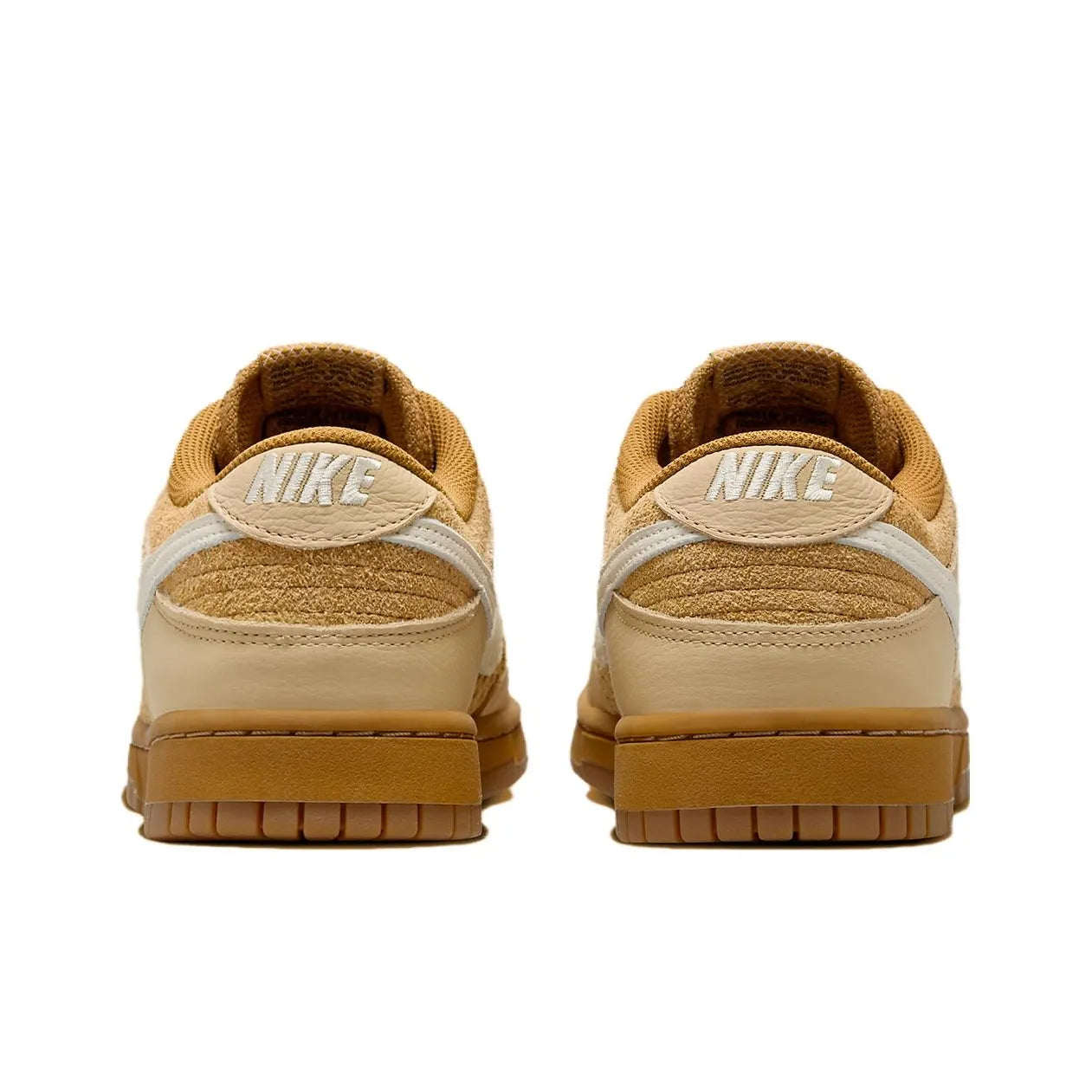 [Custom Waffles - Wheat] Dunk Low Skateboarding Shoes Unisex Brown