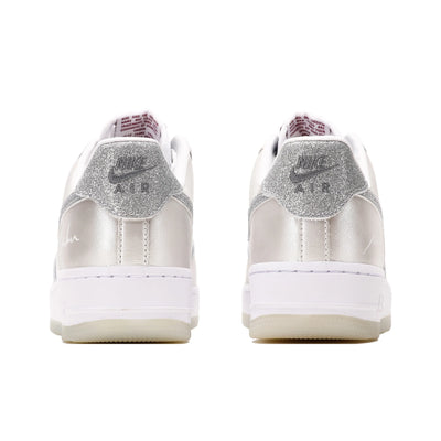 [Customized Milky Way Ballet] Air Force 1 Low-top Shoes Unisex Silver With Diamond Decoration