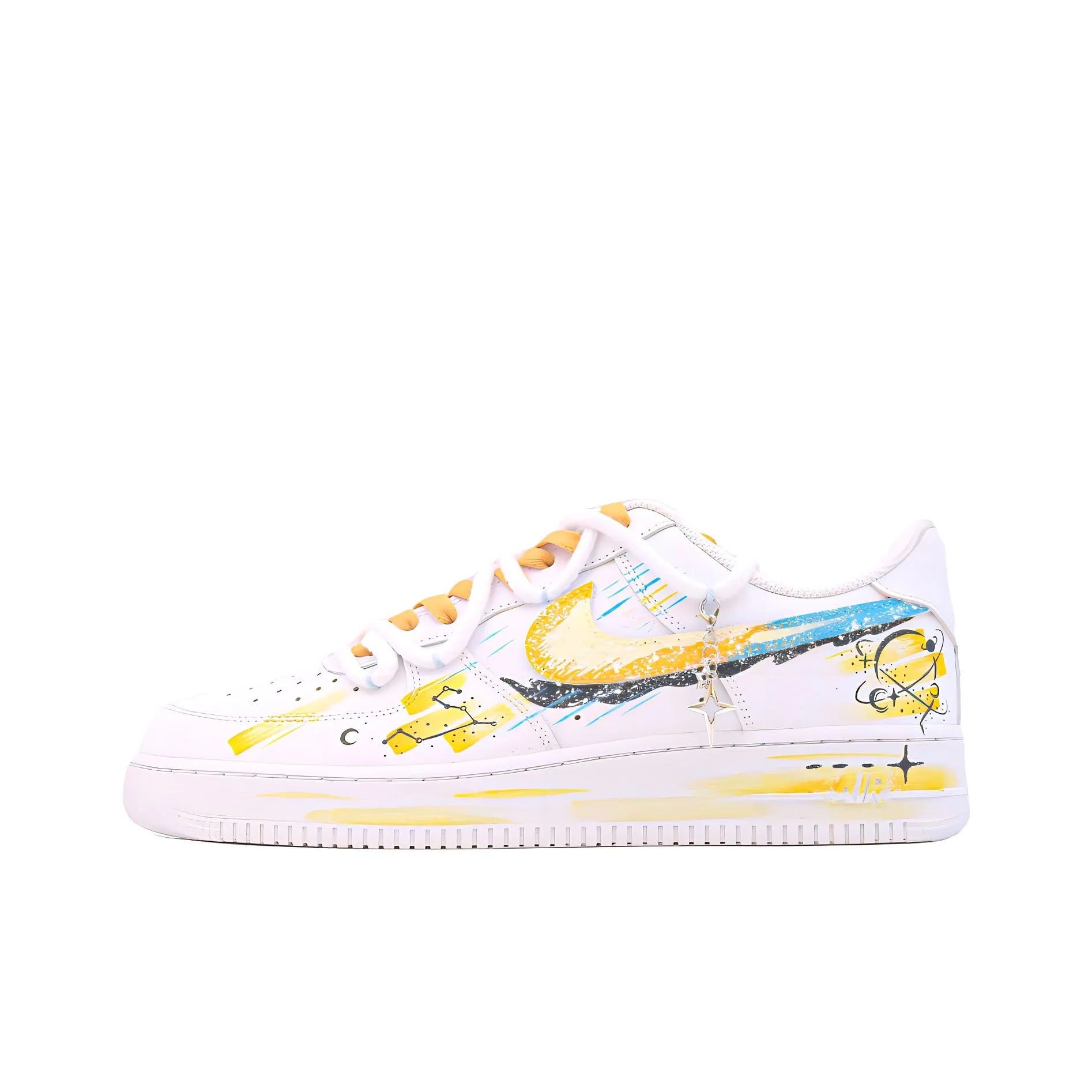 [Customized The Twelve Zodiac Signs: Leo - Fashionable Starry Sky] Air Force 1 Shoes Unisex