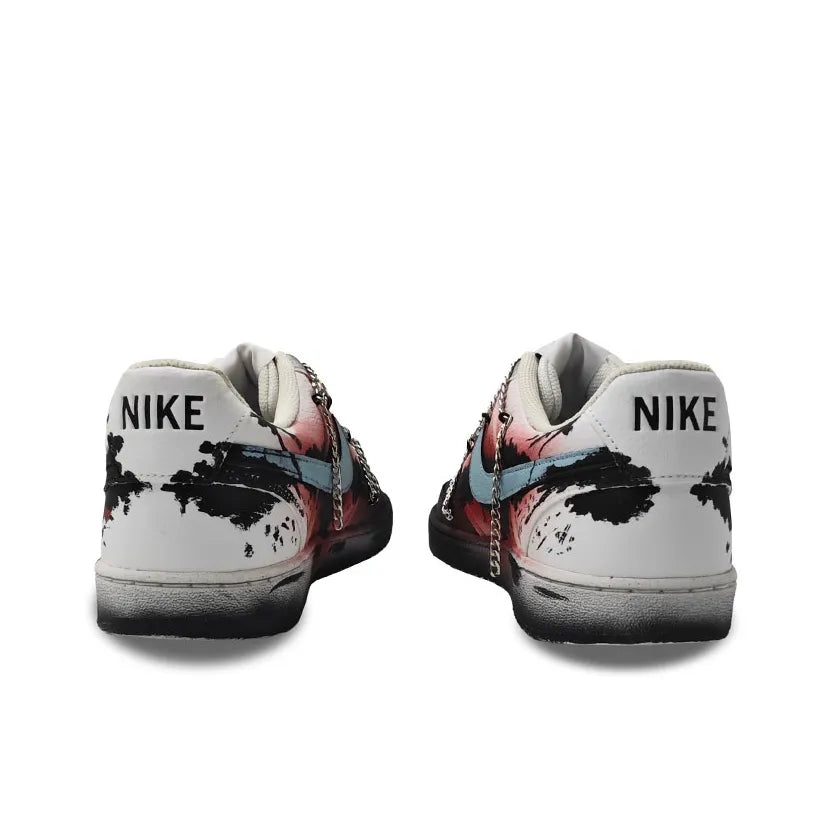 [Custom Nova Blaze] Court Vision 1 Skateboarding Shoes Unisex Gothic style