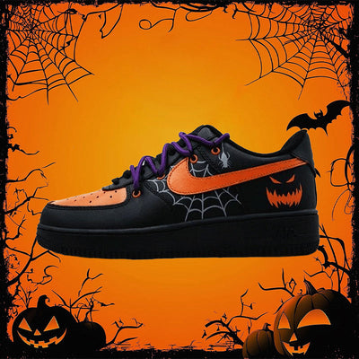 [Custom Ghost Face Pumpkin]  Air Force 1 Low Skateboarding Shoes Men