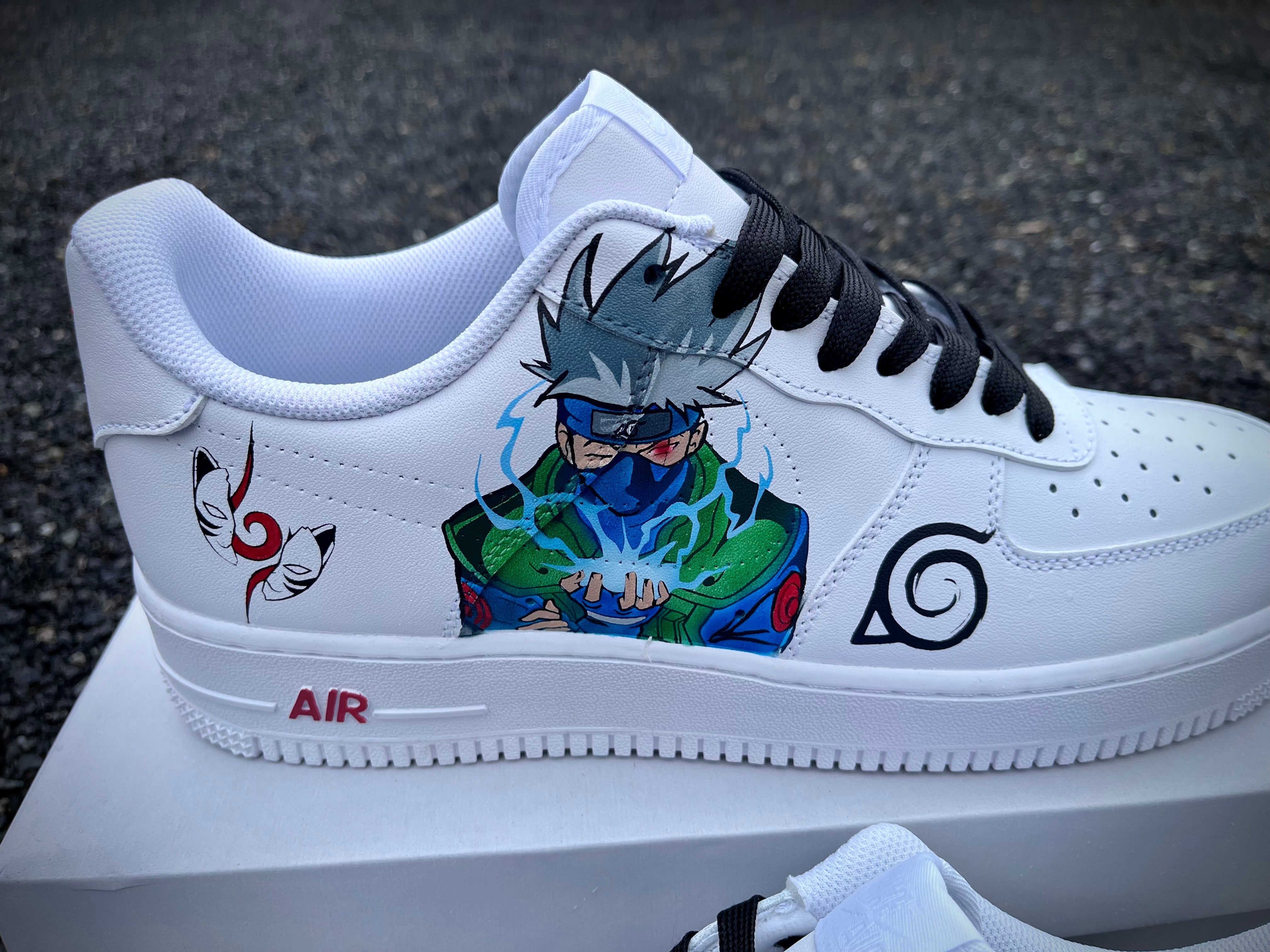 [Custom Itachi Vs kakashi] Air Force 1 Skateboarding Shoes Unisex