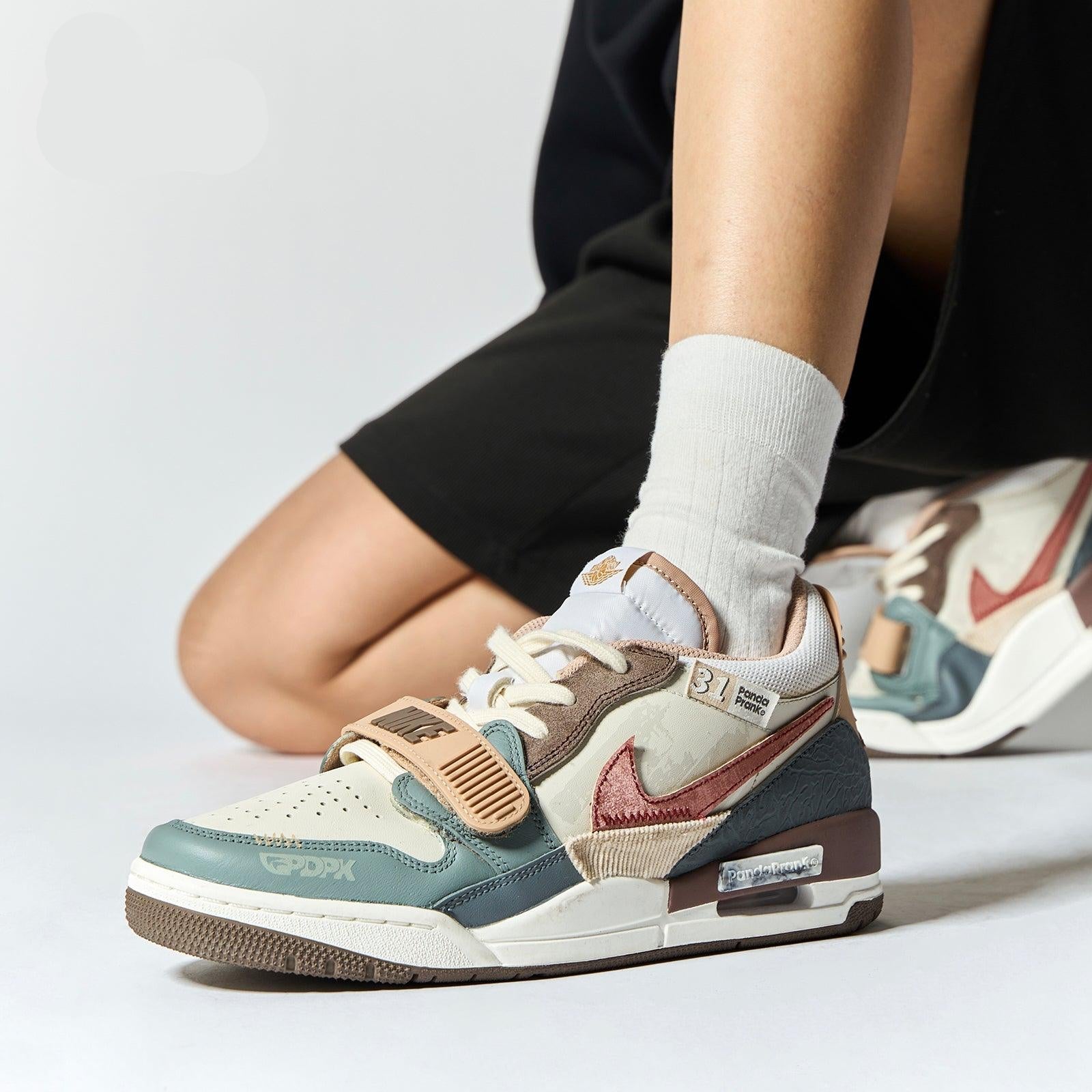 Sunset Wings - Men's Jordan Legacy 312 Custom