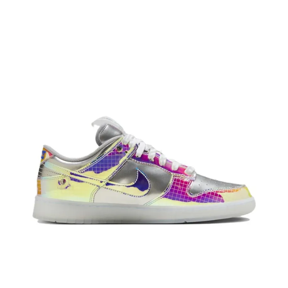 [Custom Hyperflat, Synthetic Leather With Laser Color Gradation] Dunk Low Skateboard Shoes Unisex