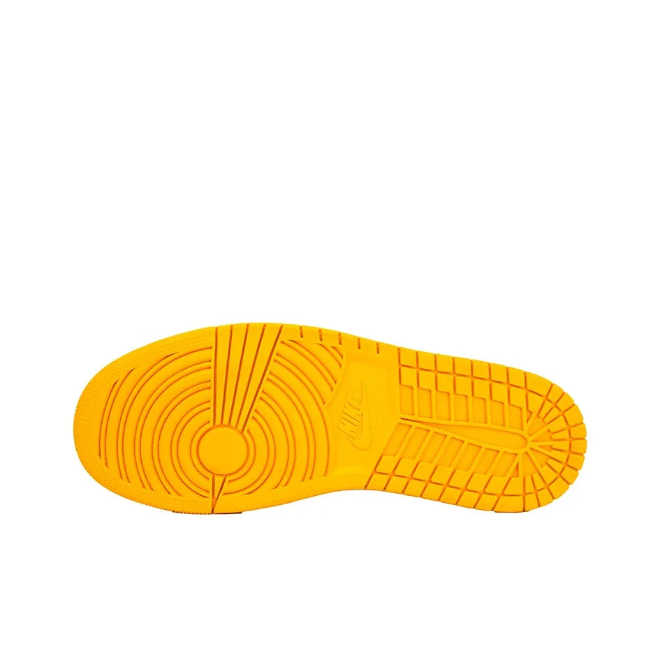 [Custom Stunning] Air Jordan 1 High Top Unisex Skateboarding Shoes Yellow/Green/Blue