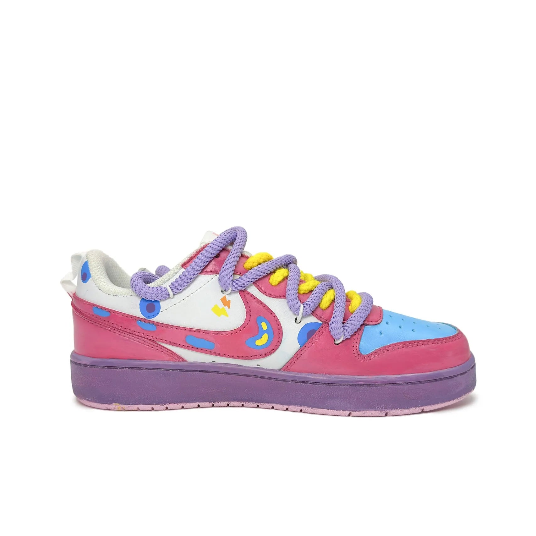 [Custom Naughty Artist] Court Borough Skateboarding Shoes Low-top Women