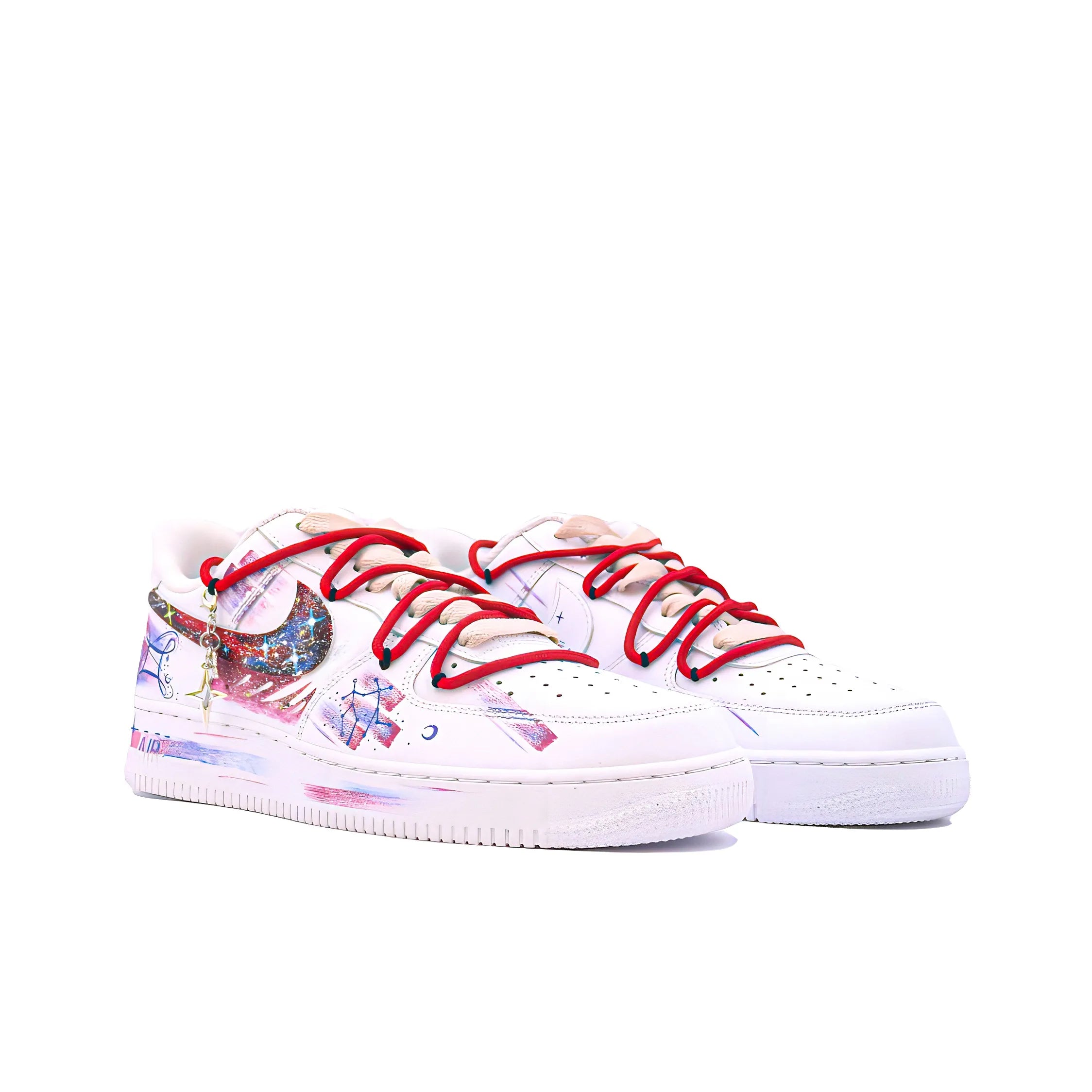 [Customized The Twelve Zodiac Signs: Gemini - Fashionable Starry Sky] Air Force 1 Shoes Unisex