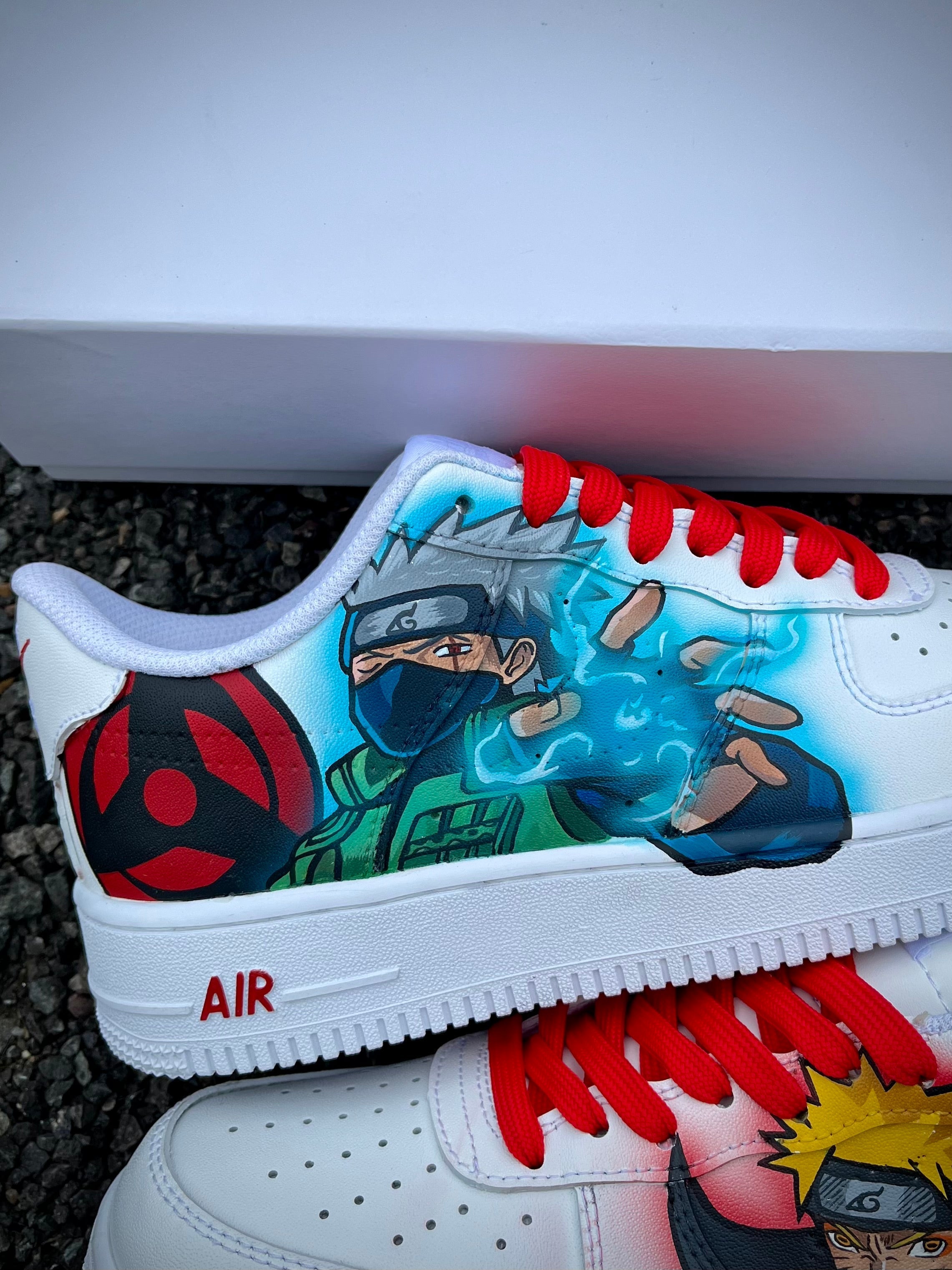 [Custom Kakashi vs Naruto] Air Force 1 Skateboarding Shoes Unisex