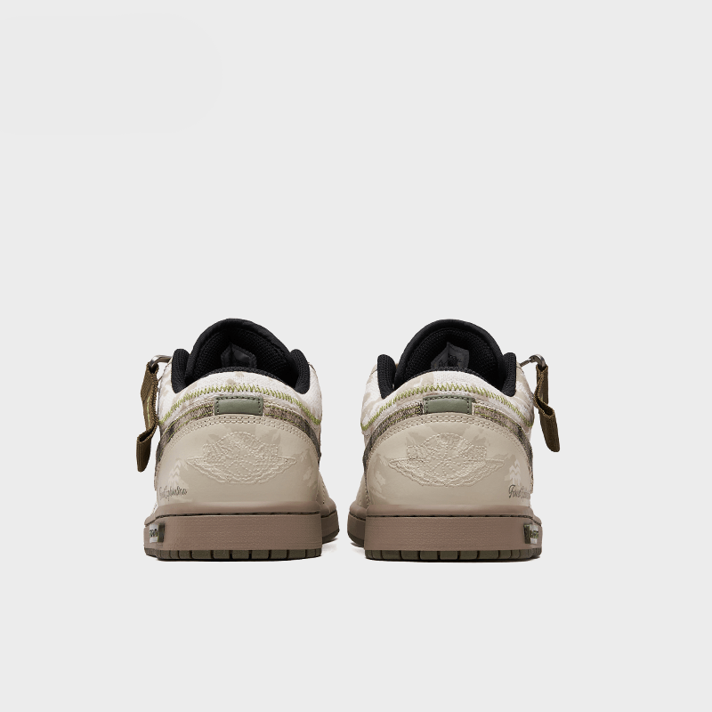 Shallow Forest Shadows - Men's Jordan 1 Low Custom