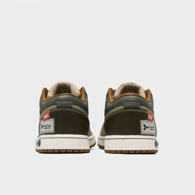 Red Berries Amidst Greenery - Men's Jordan 1 Low Custom