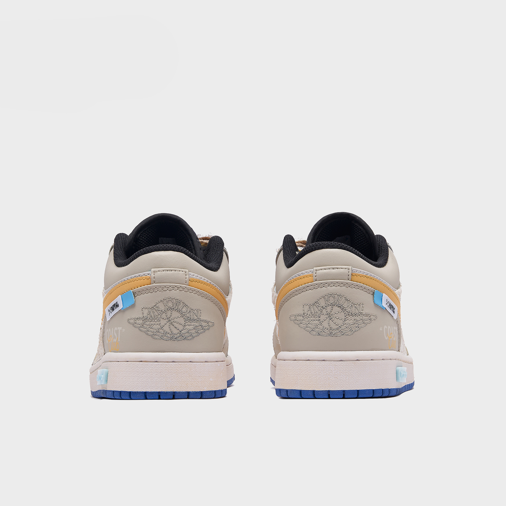 Warm Current - Men's Jordan 1 Low Custom