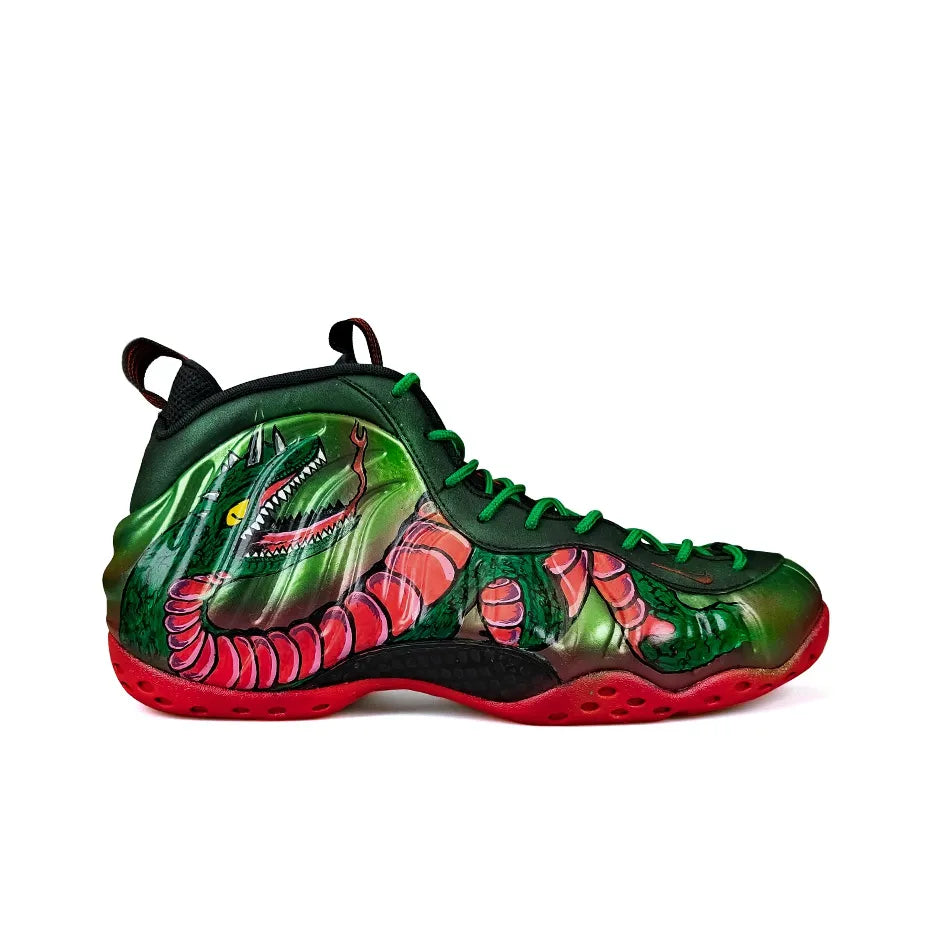 [Custom Legendary Dragon] Foamposite One Mid-top Retro Basketball Shoes Unisex