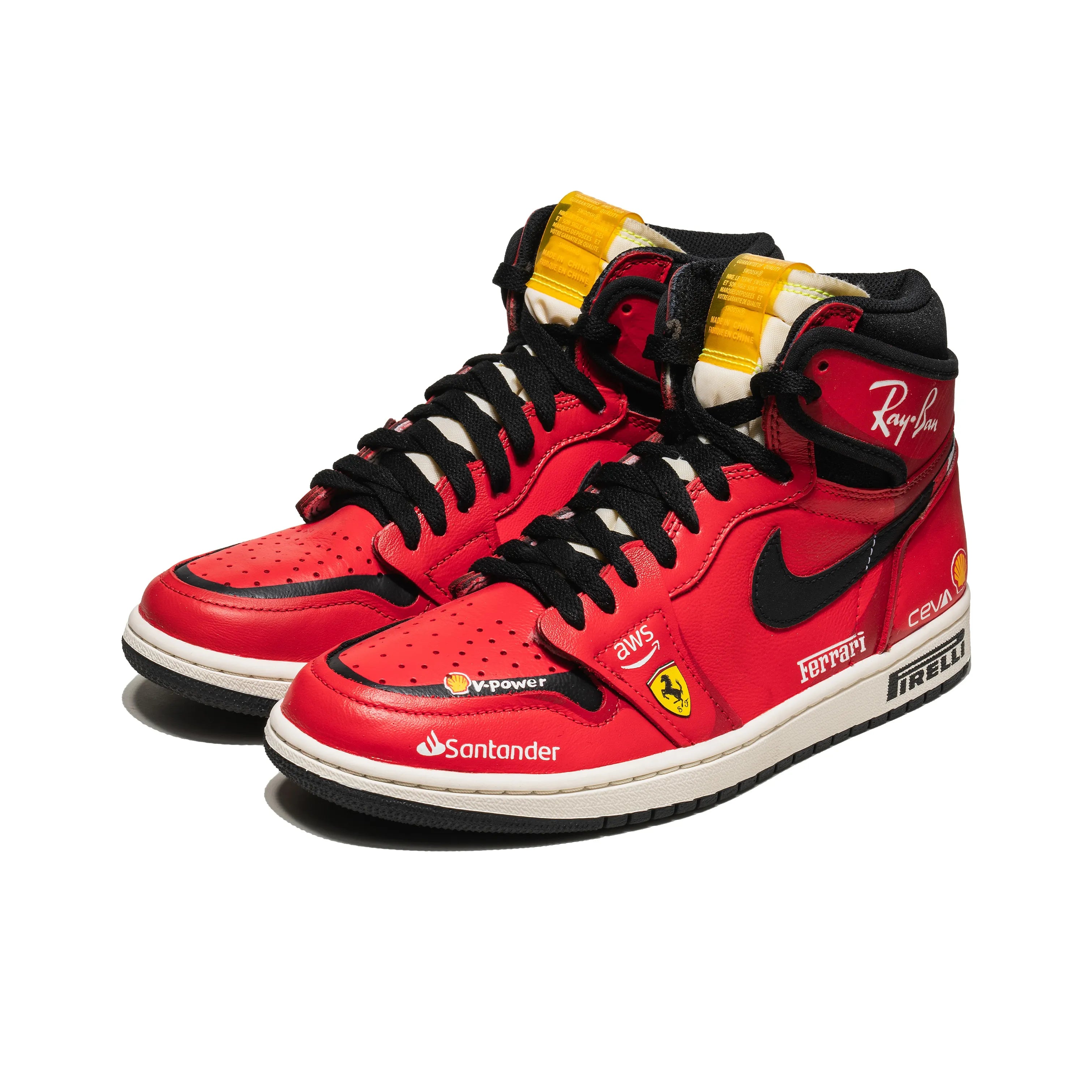 [Custom Track Hero] Air Jordan 1 High Top Unisex Skateboarding Shoes