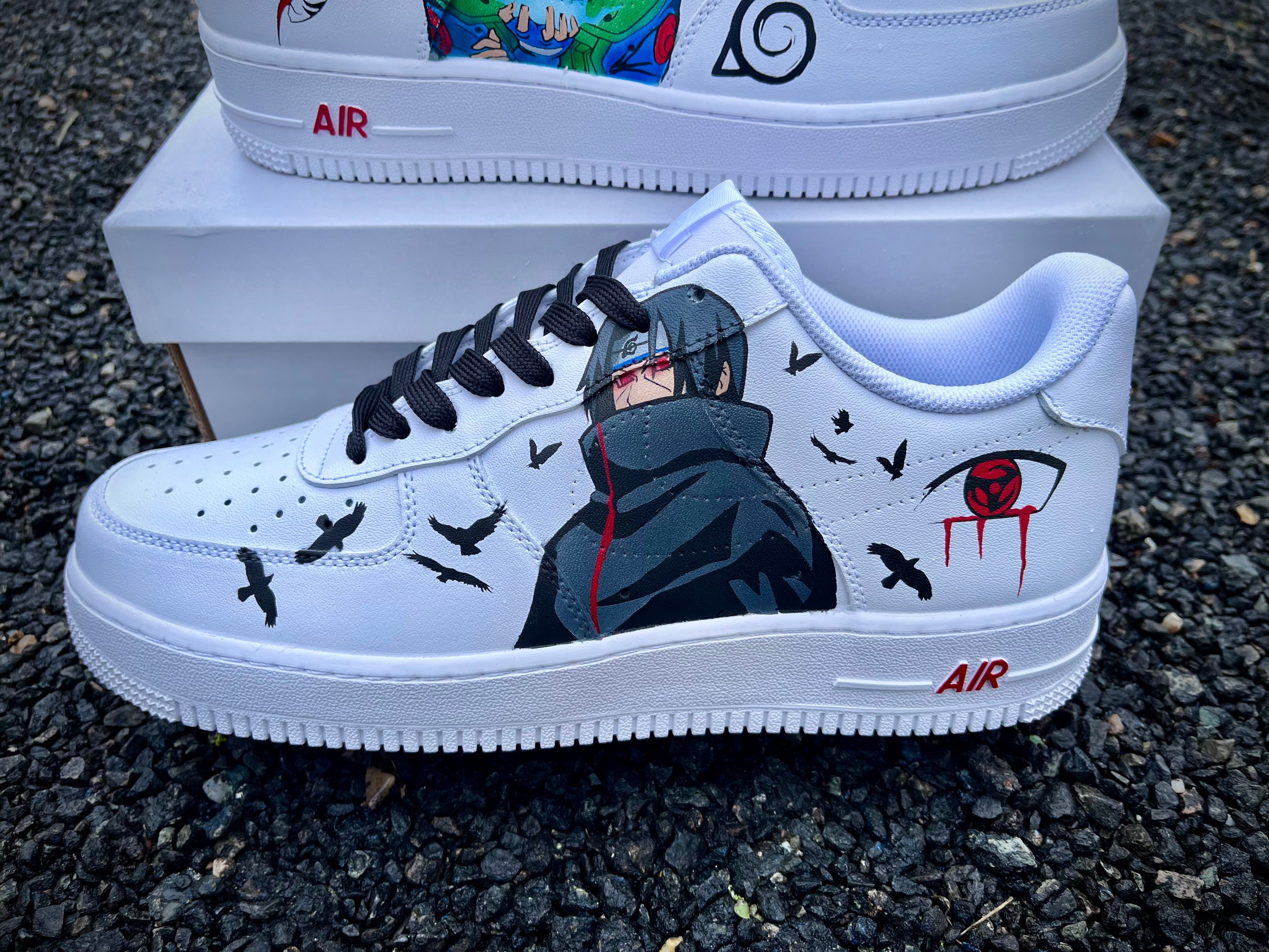 [Custom Itachi Vs kakashi] Air Force 1 Skateboarding Shoes Unisex