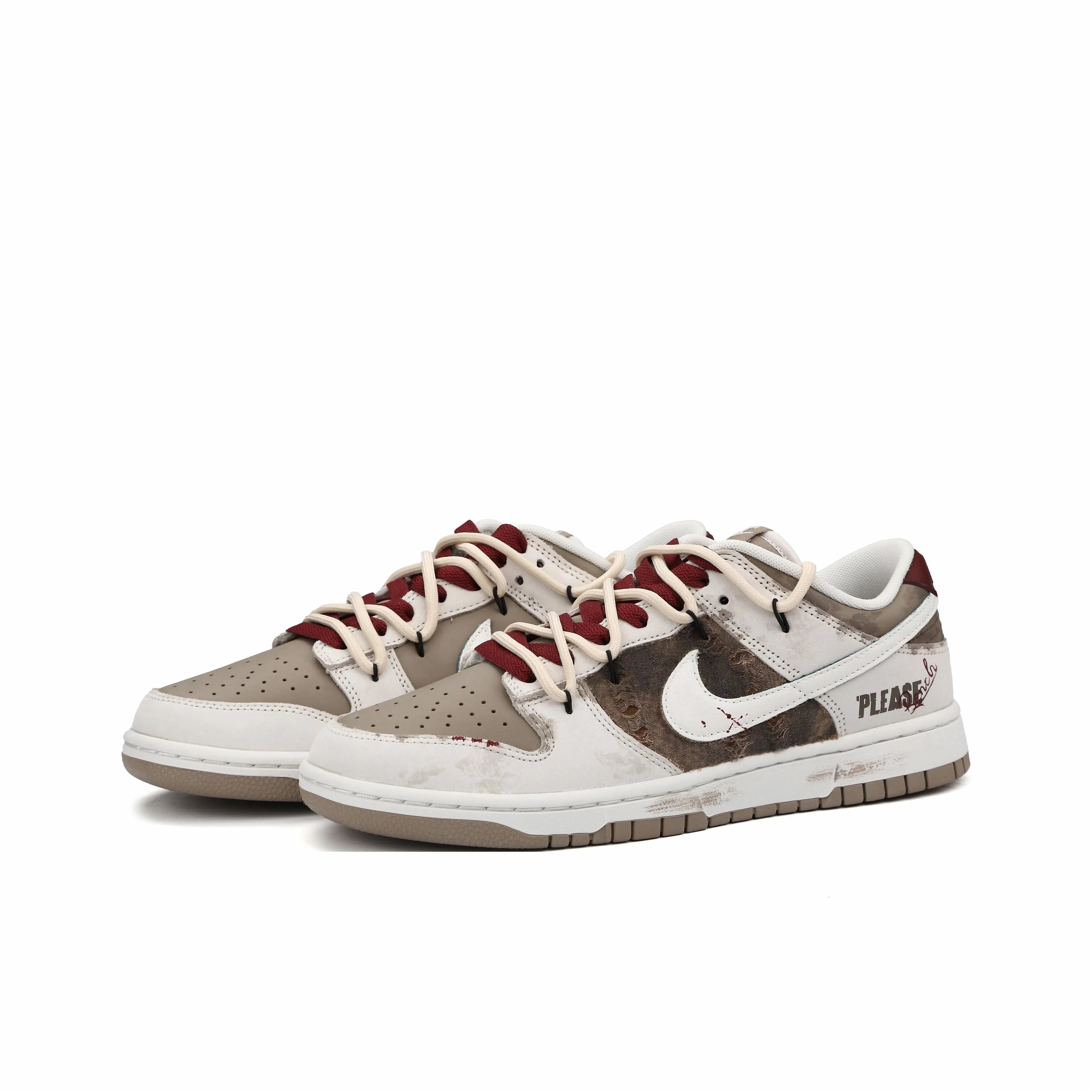 [Custom Distressing, War Damage] Dunk Low Skateboard Shoes Unisex