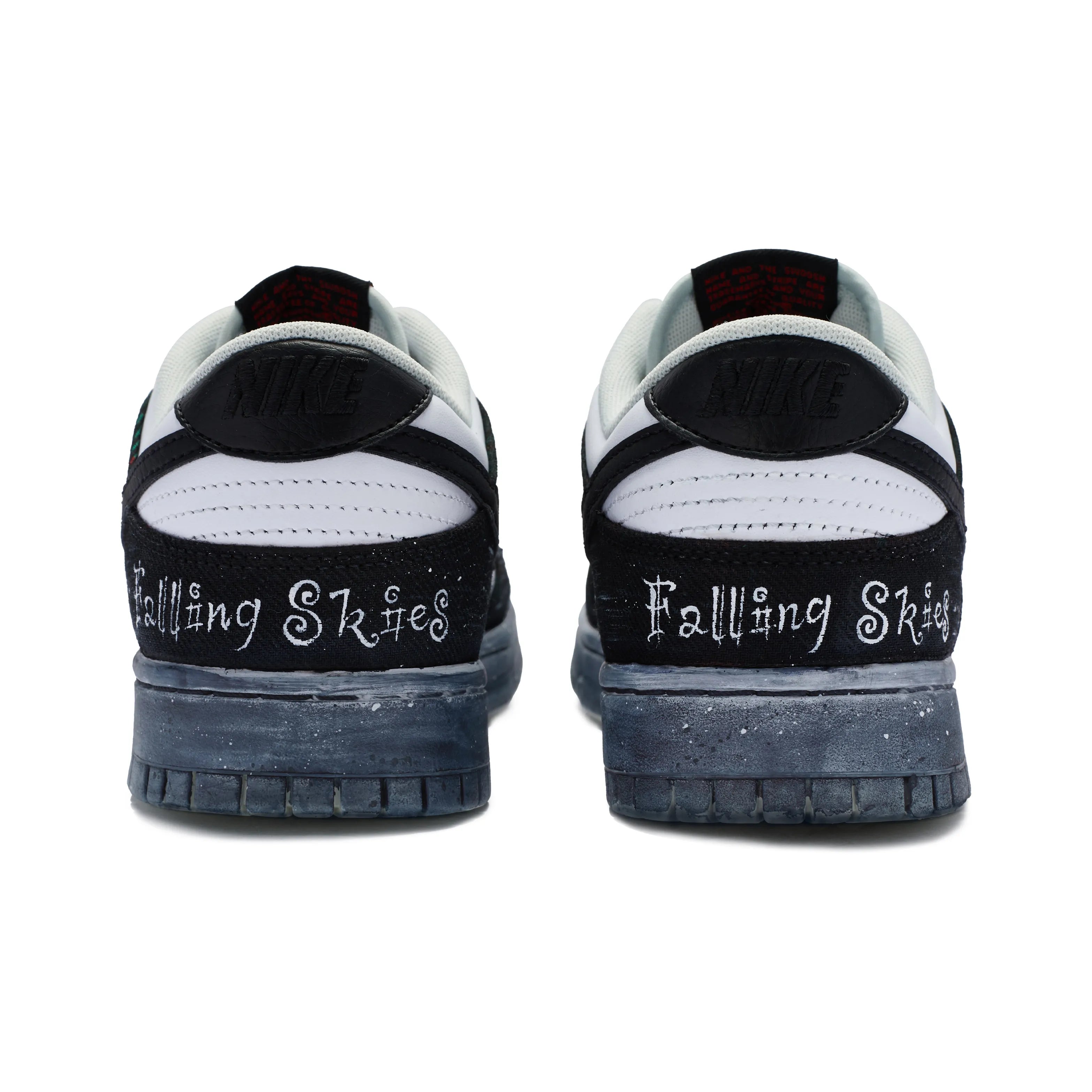 [Custom Falling, Hand-Sprayed Ink Artistry] Dunk Low Skateboard Shoes Unisex