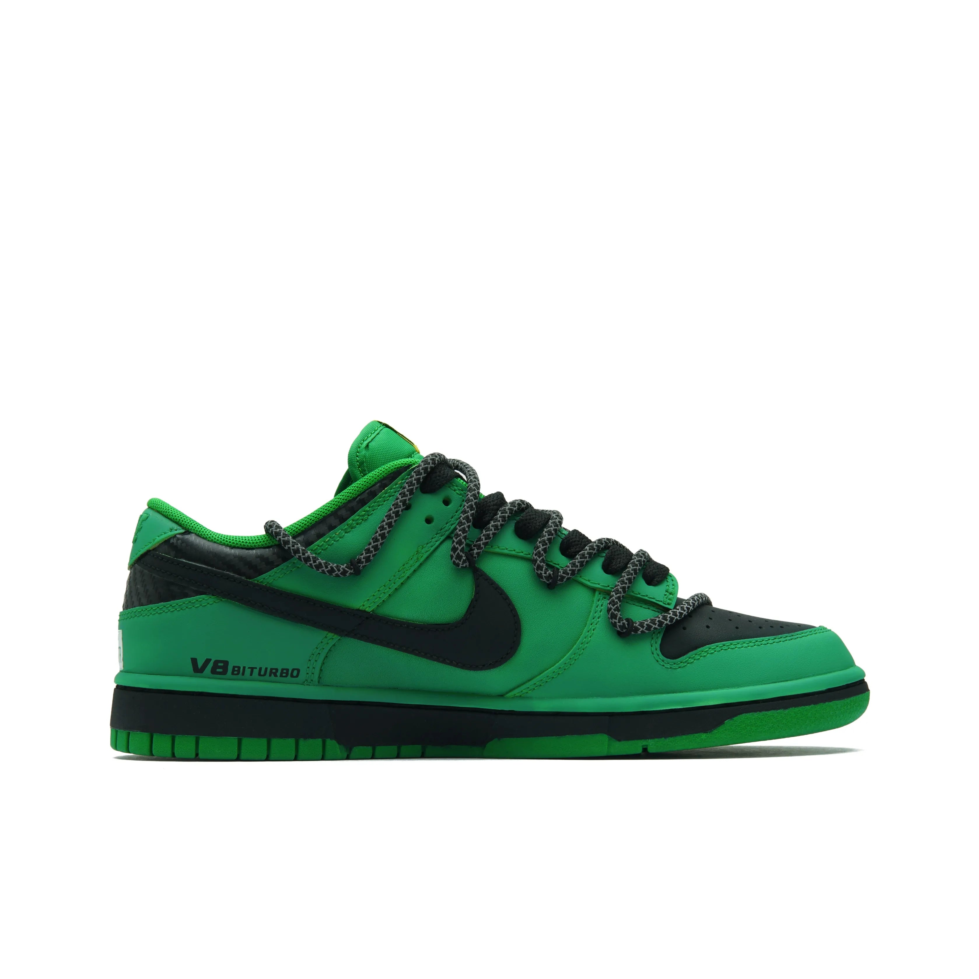 [Custom Green Goblin] Dunk  Low-top Skateboarding Shoes Men Green/Black