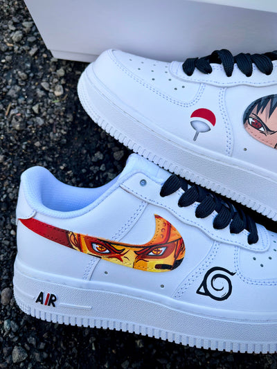 [Custom Naruto vs Sasuke] Air Force 1 Skateboarding Shoes Unisex