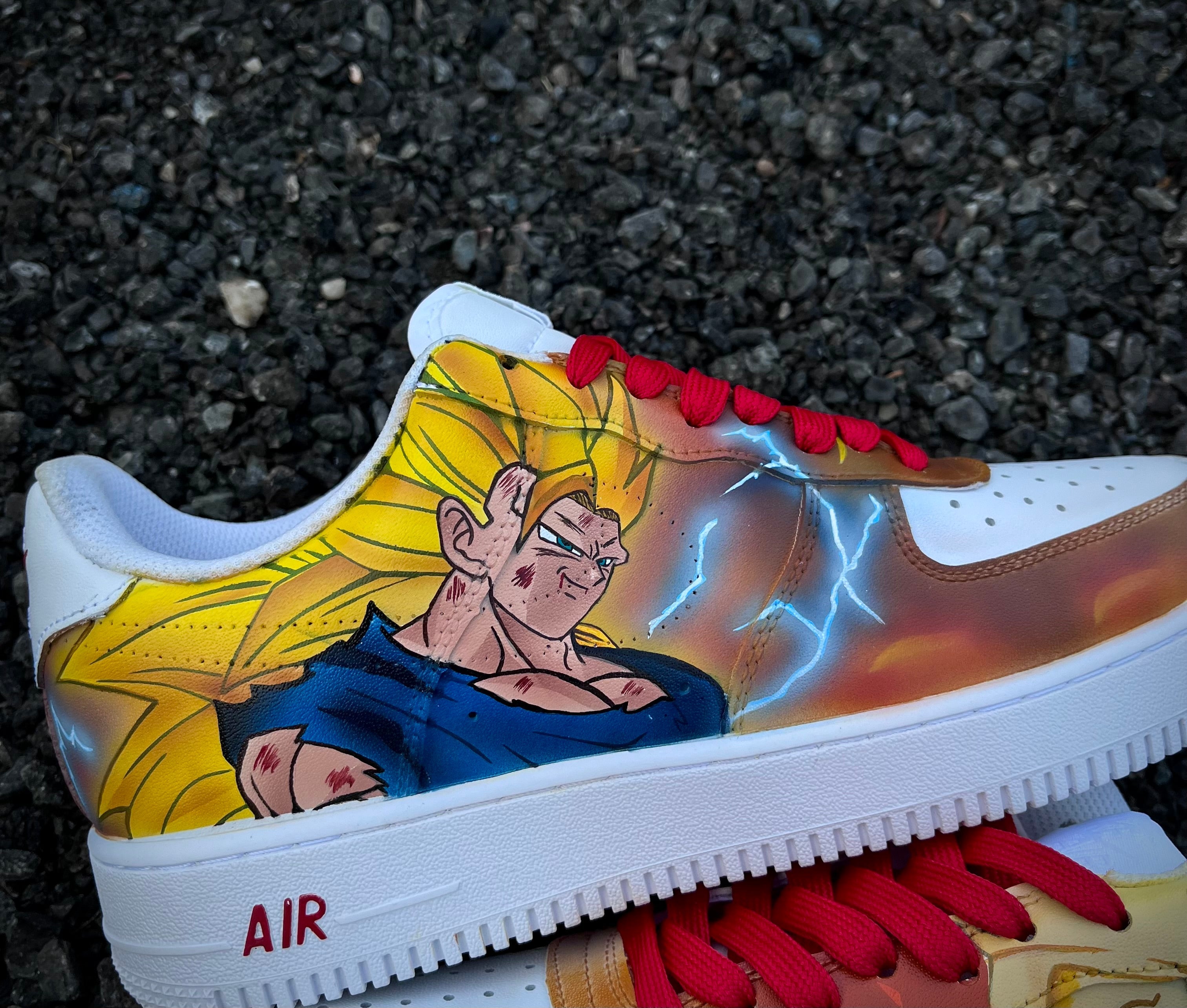 [Custom Naruto vs Goku / Dragon ball] Air Force 1 Skateboarding Shoes Unisex