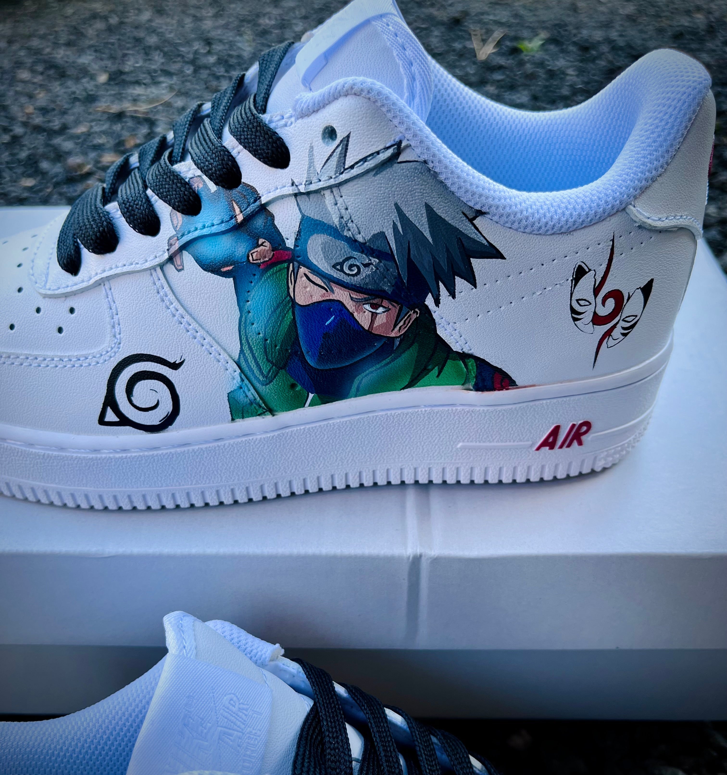 [Custom Kakashi Vs Konan] Air Force 1 Skateboarding Shoes Unisex