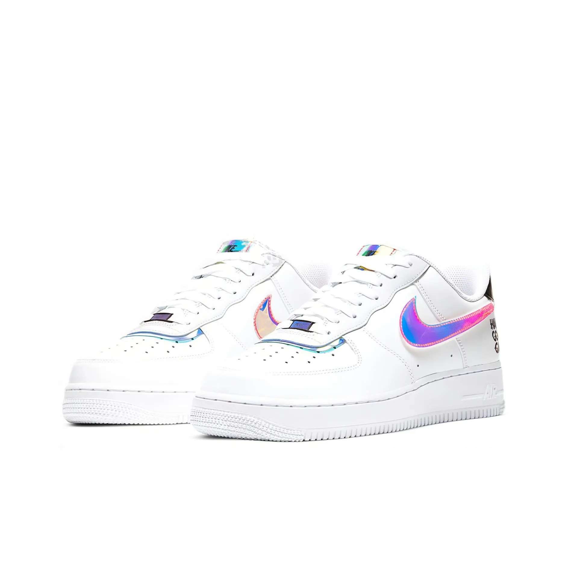 [Custom Colorful laser] Air Force 1 Skateboarding Shoes Unisex