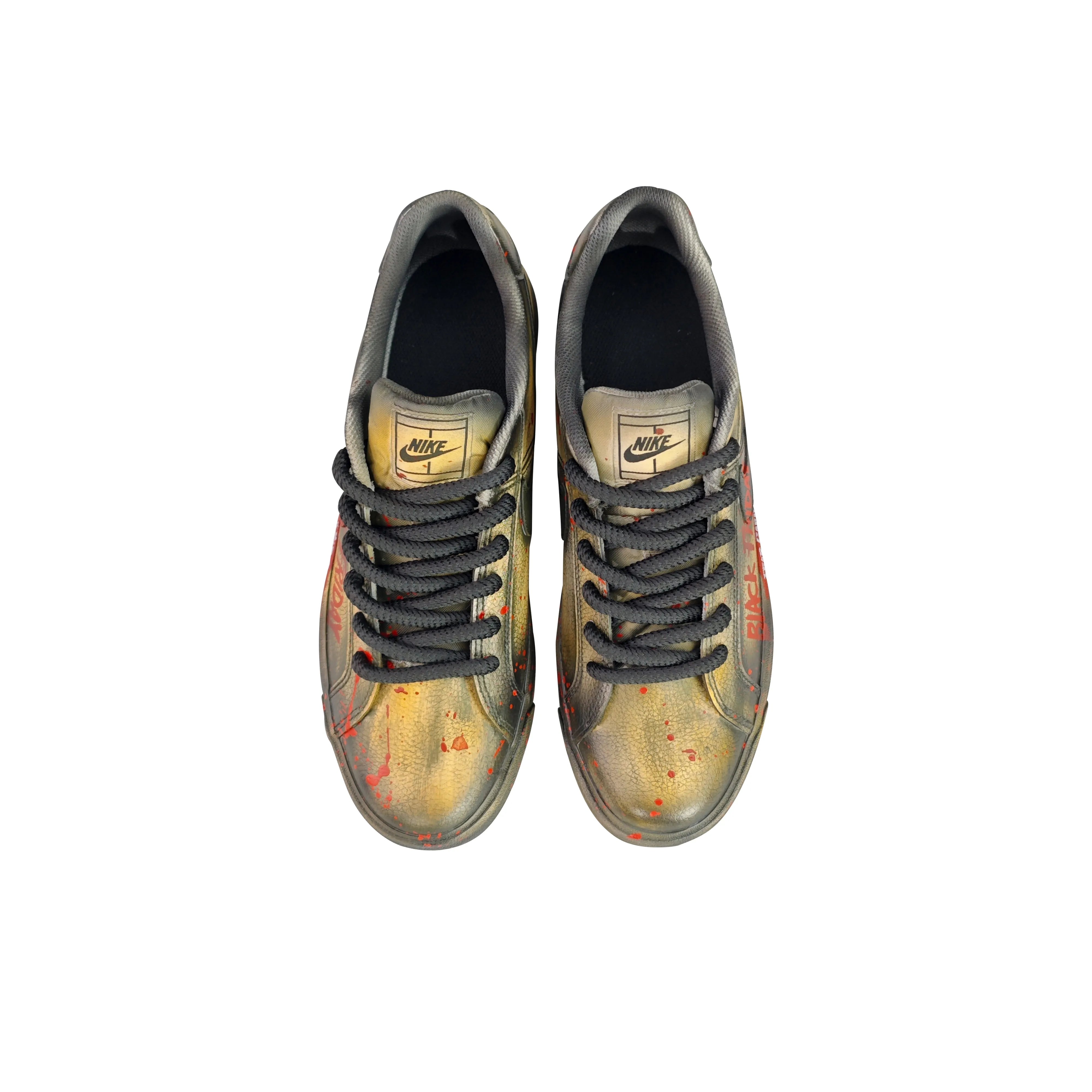 [Custom Black Friday] Court Royale Skateboarding Shoes Unisex Distressed Style