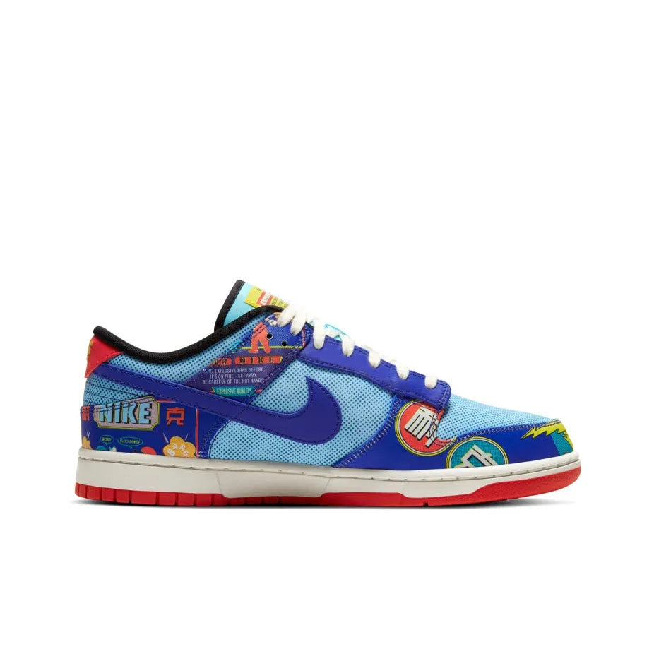 [Custom Firecracker] Dunk Retro OG Skateboarding Shoes Unisex Low-top