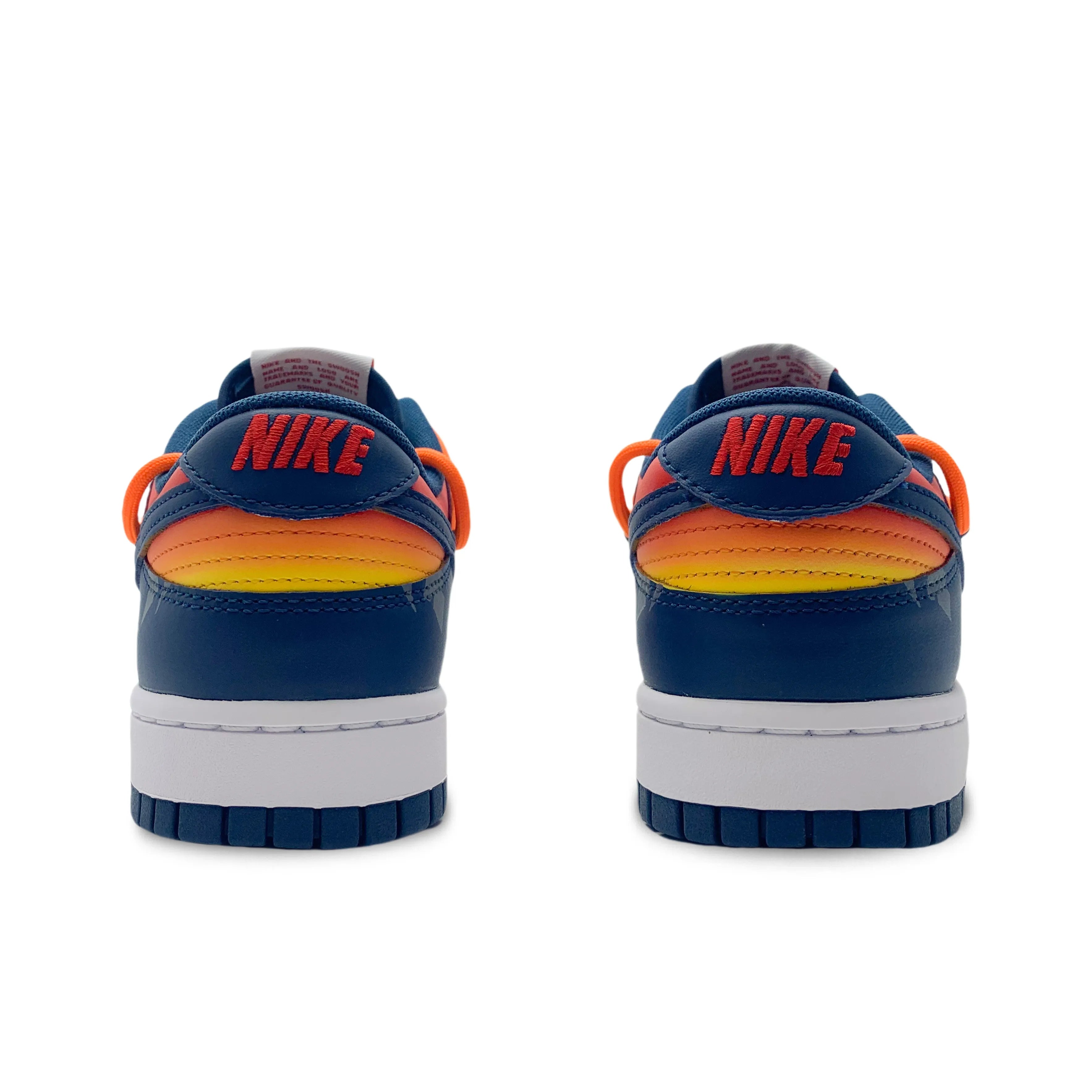 [Custom West Coast] Dunk Skateboarding Shoes Unisex Low-top Blue/Faded Color