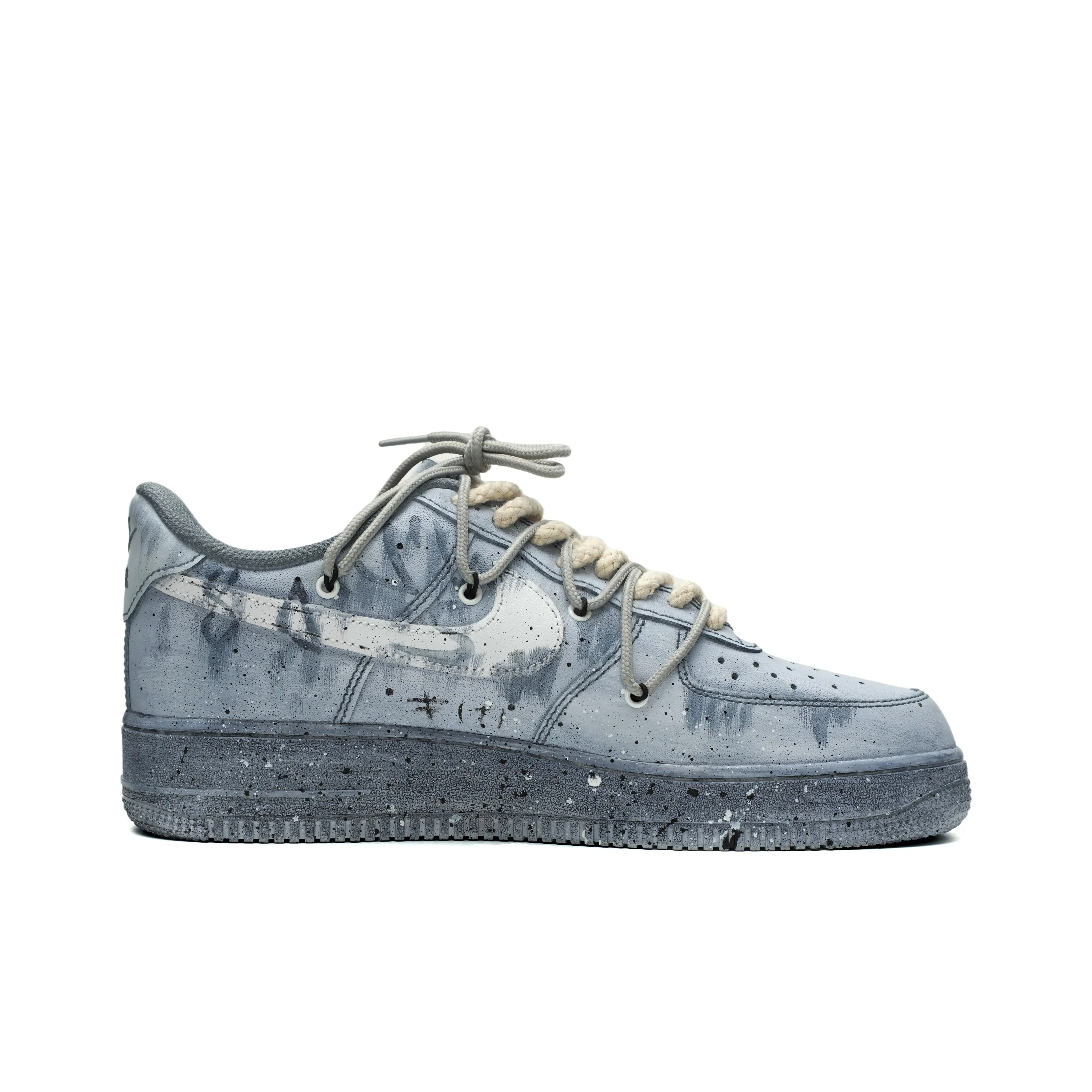 [Customized Graffiti On Cement Wall] Air Force 1 Shoes Unisex Street Art