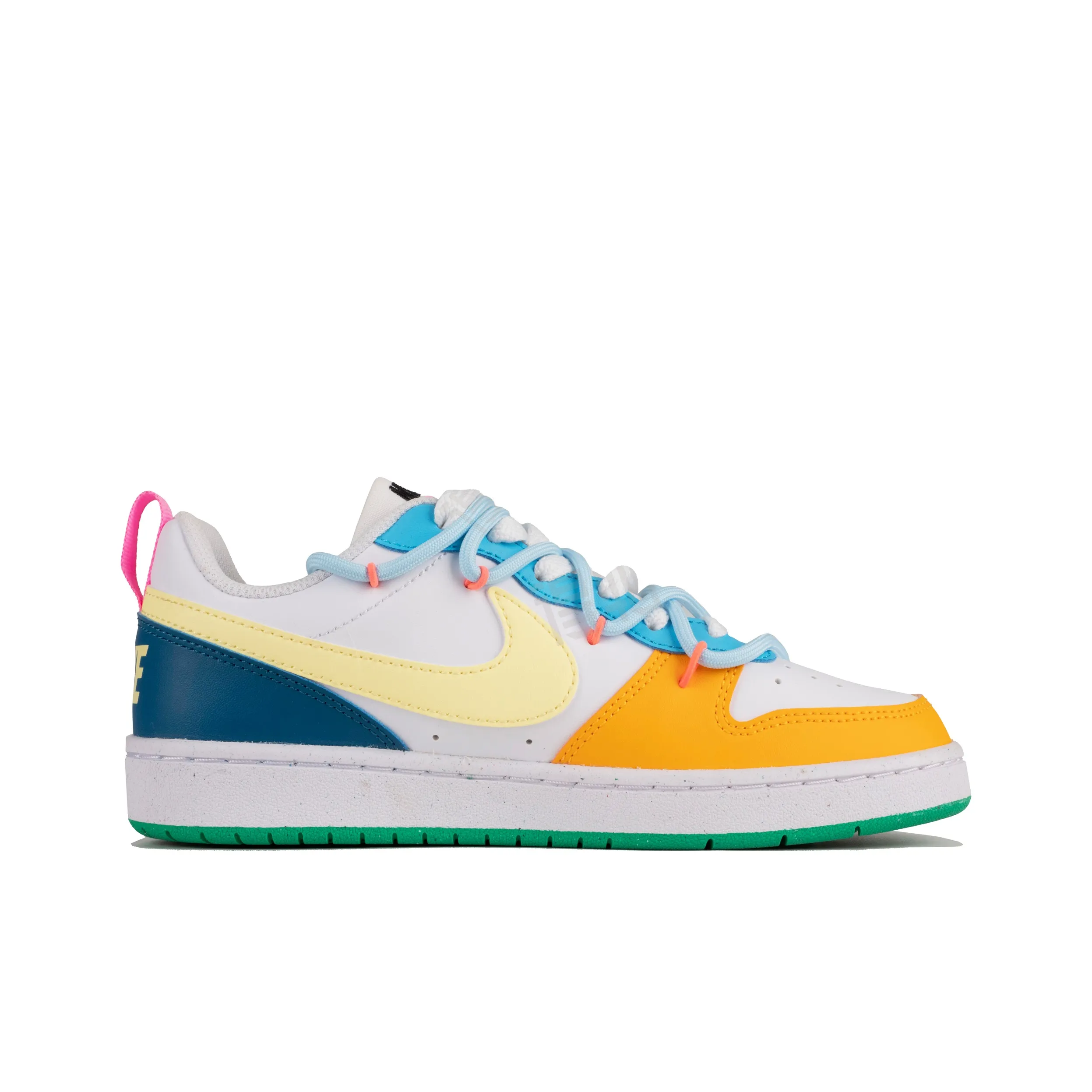 [Custom Rainbow Candy Monster] Court Borough Skateboard Shoes  For Children Unisex