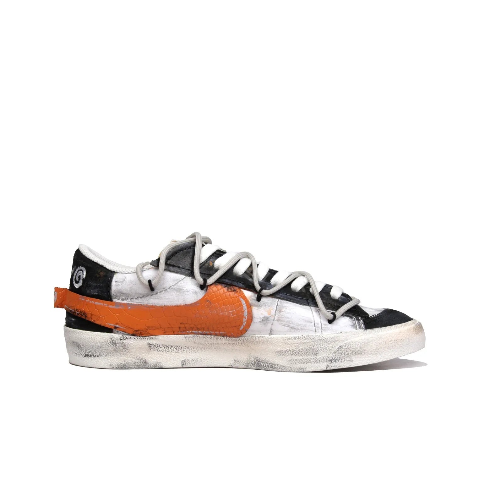 [Customized Pumpkin Party] Blazer Jumbo Low-top Shoes Unisex Black/Orange