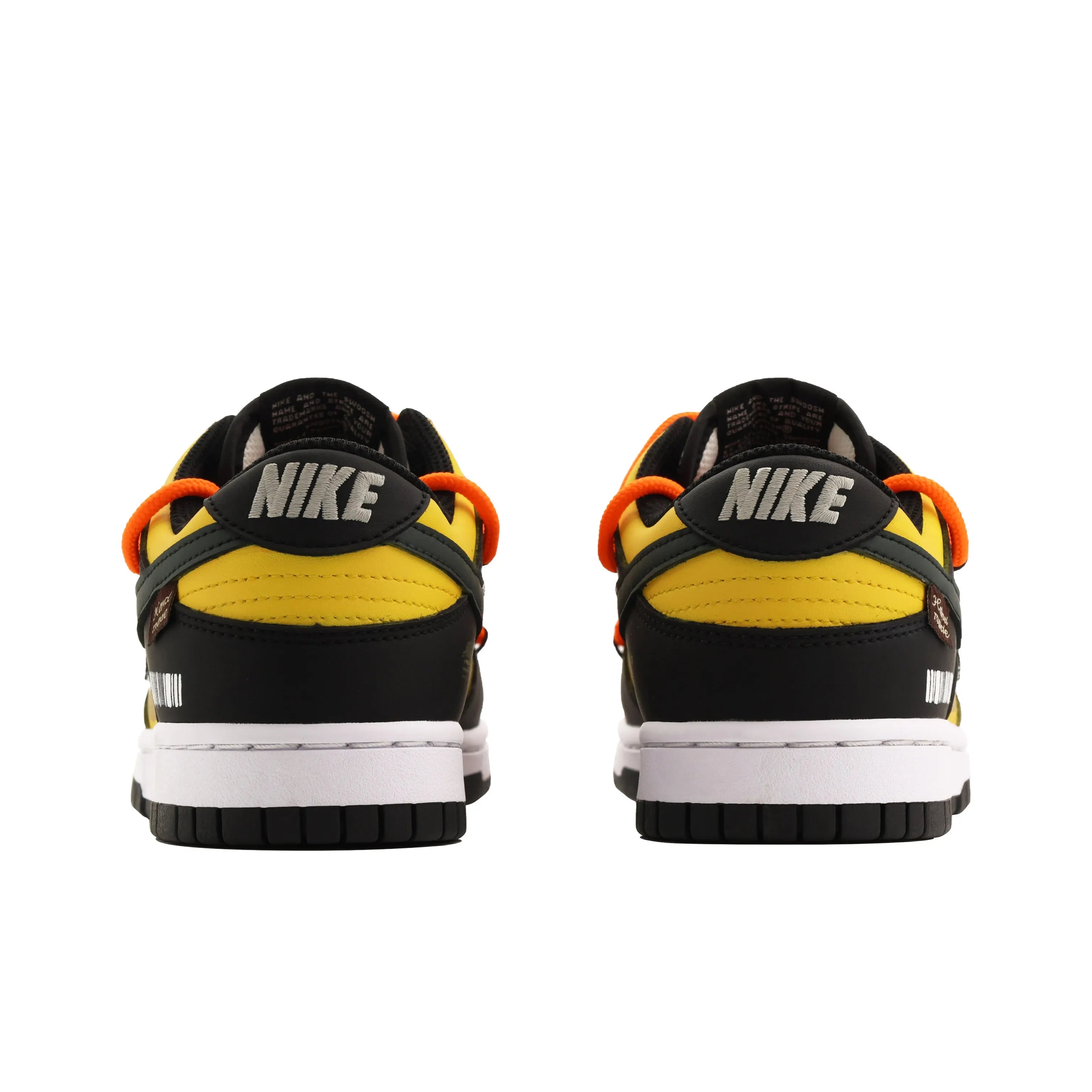 [Custom Cool Walker] Dunk Skateboarding Shoes Unisex Low-top Black/Yellow