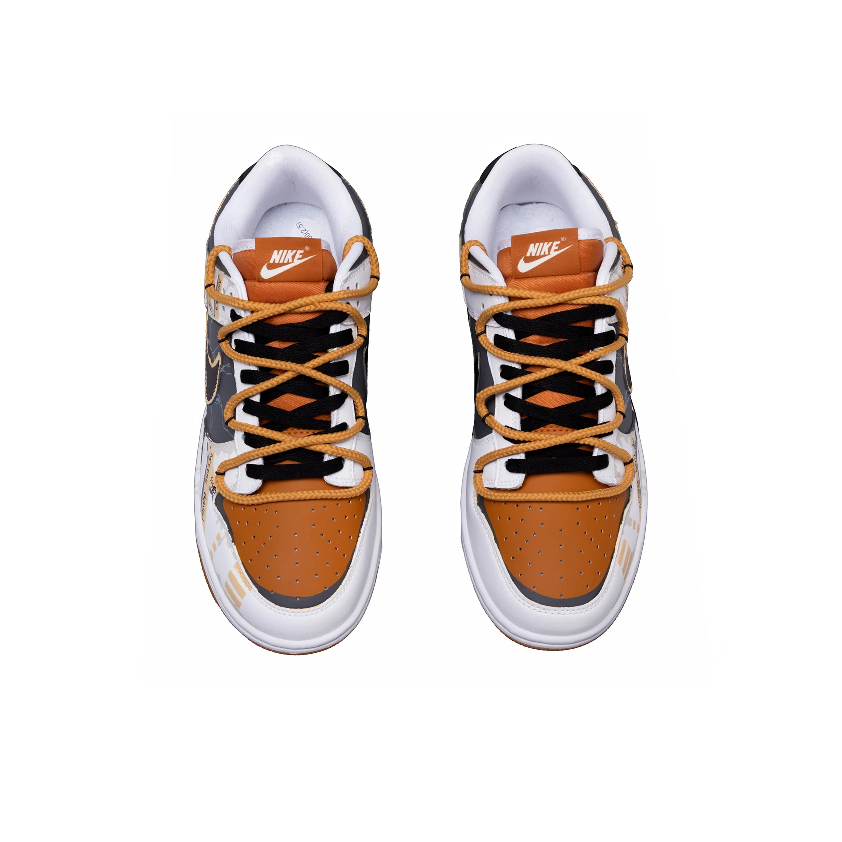 [Custom Urban Wild] Dunk Low Unisex White/Brown/Gray