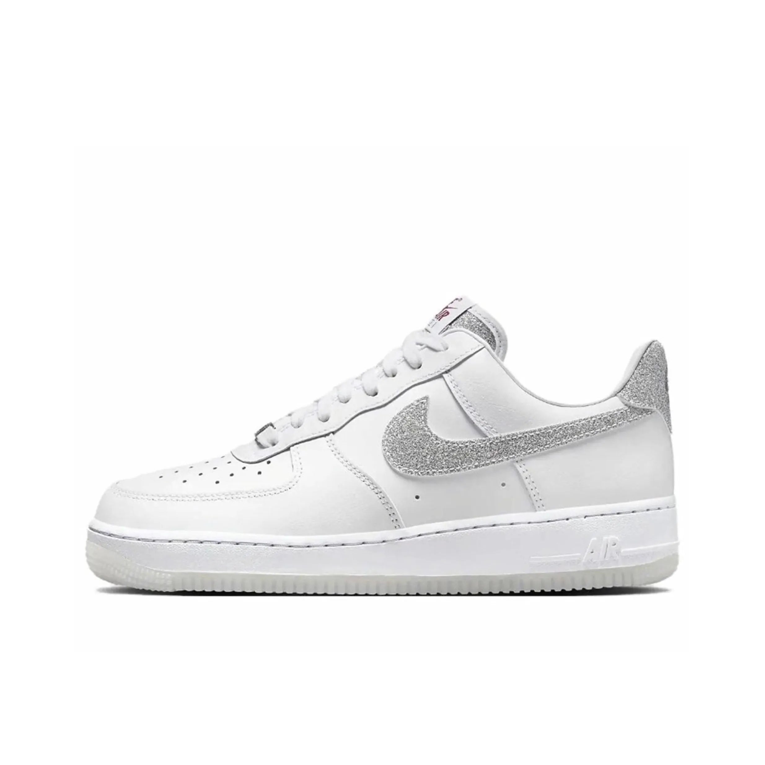 [Customized Milky Way Ballet] Air Force 1 Low-top Shoes Unisex Silver With Diamond Decoration