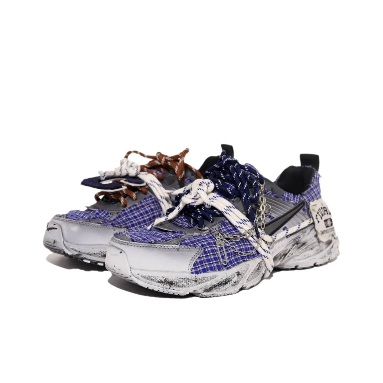 [Custom Wisteria] V2K Running Shoes Unisex Low-top Purple