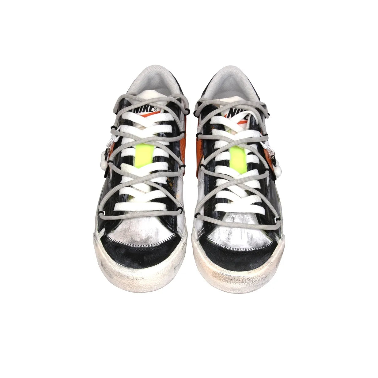 [Customized Pumpkin Party] Blazer Jumbo Low-top Shoes Unisex Black/Orange