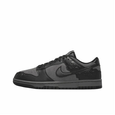 [Custom Black Rose] Suede Dunk Skateboarding Shoes Unisex