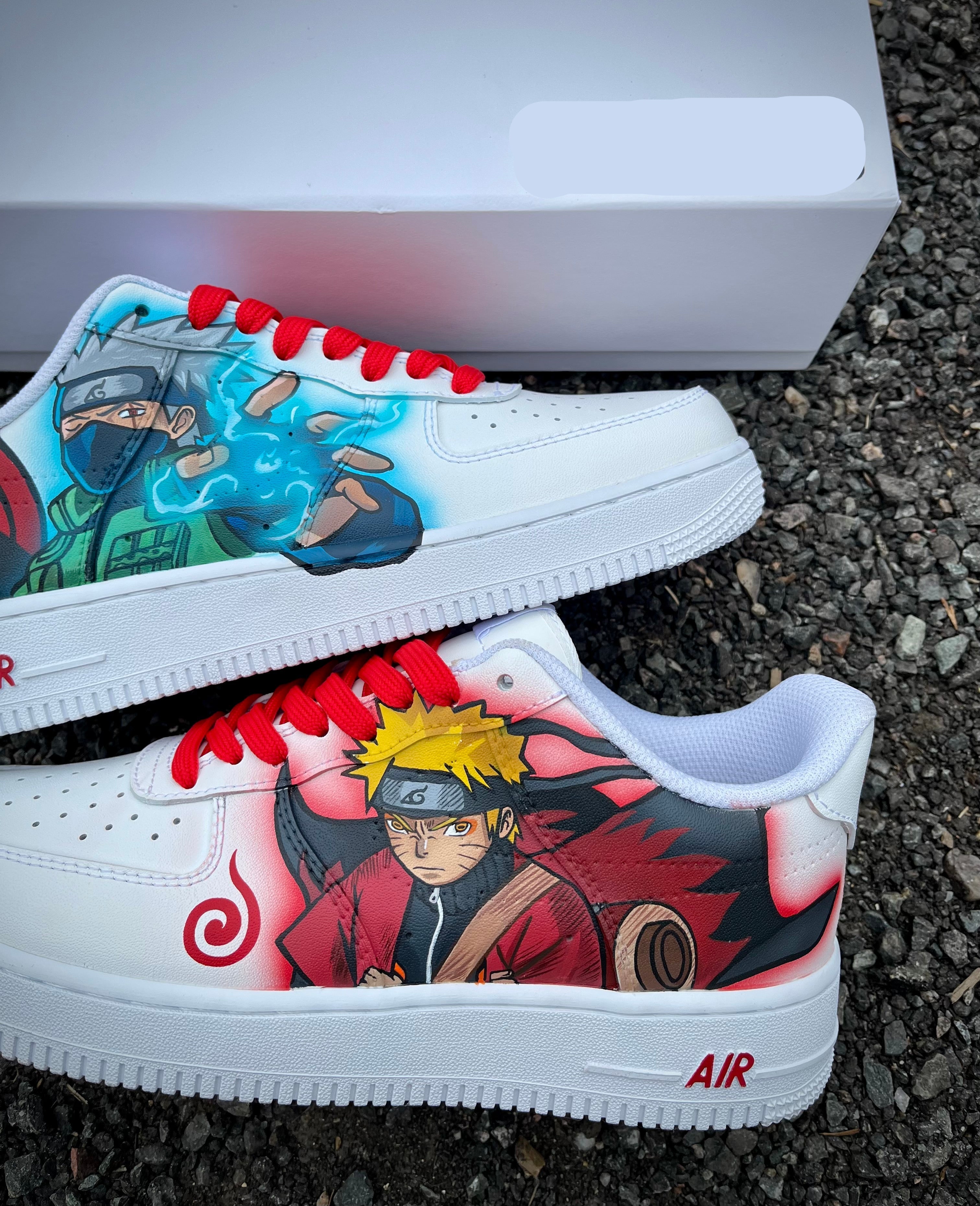 [Custom Kakashi vs Naruto] Air Force 1 Skateboarding Shoes Unisex
