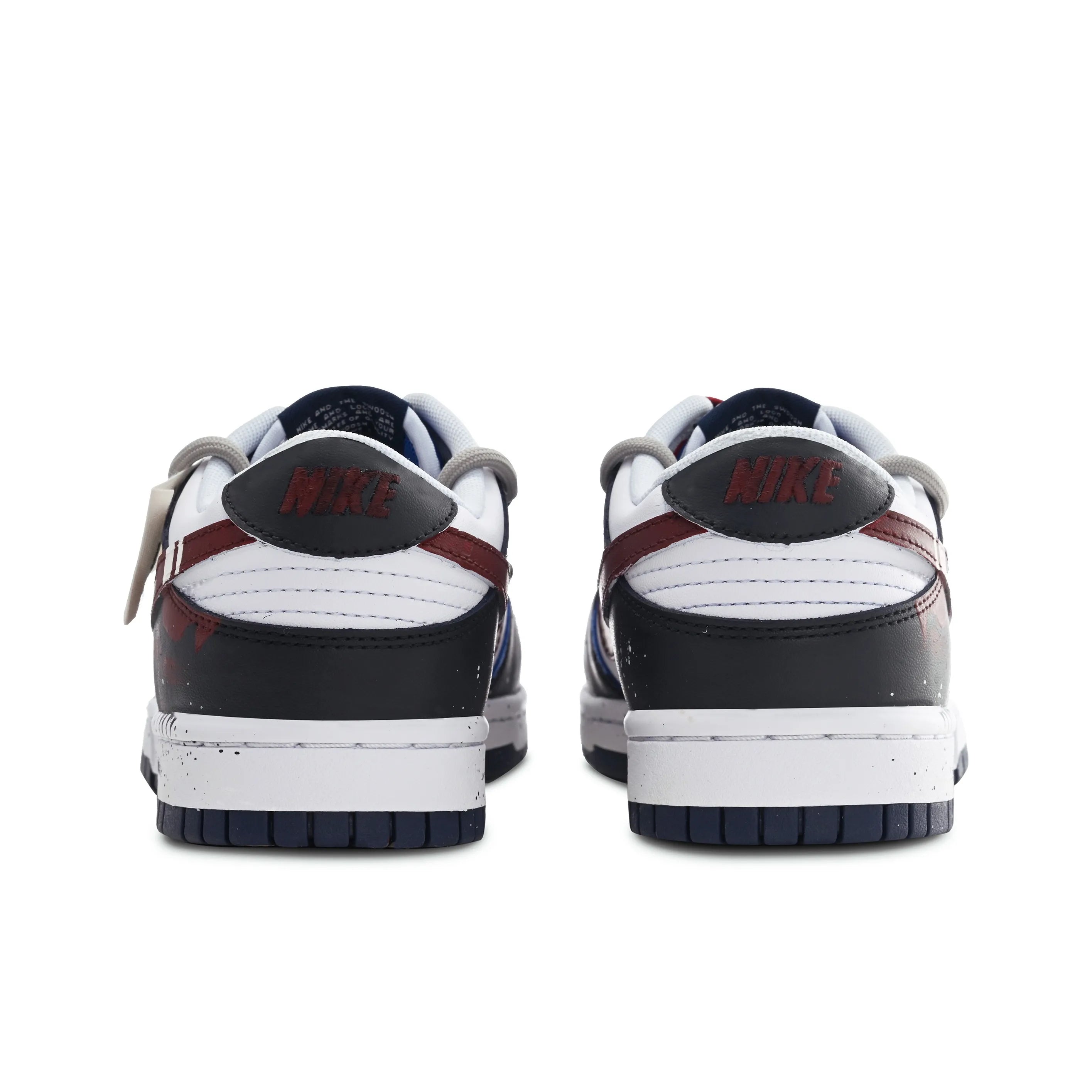 [Custom No-go Zone] Dunk Skateboarding Shoes Unisex Graffiti Black/Red