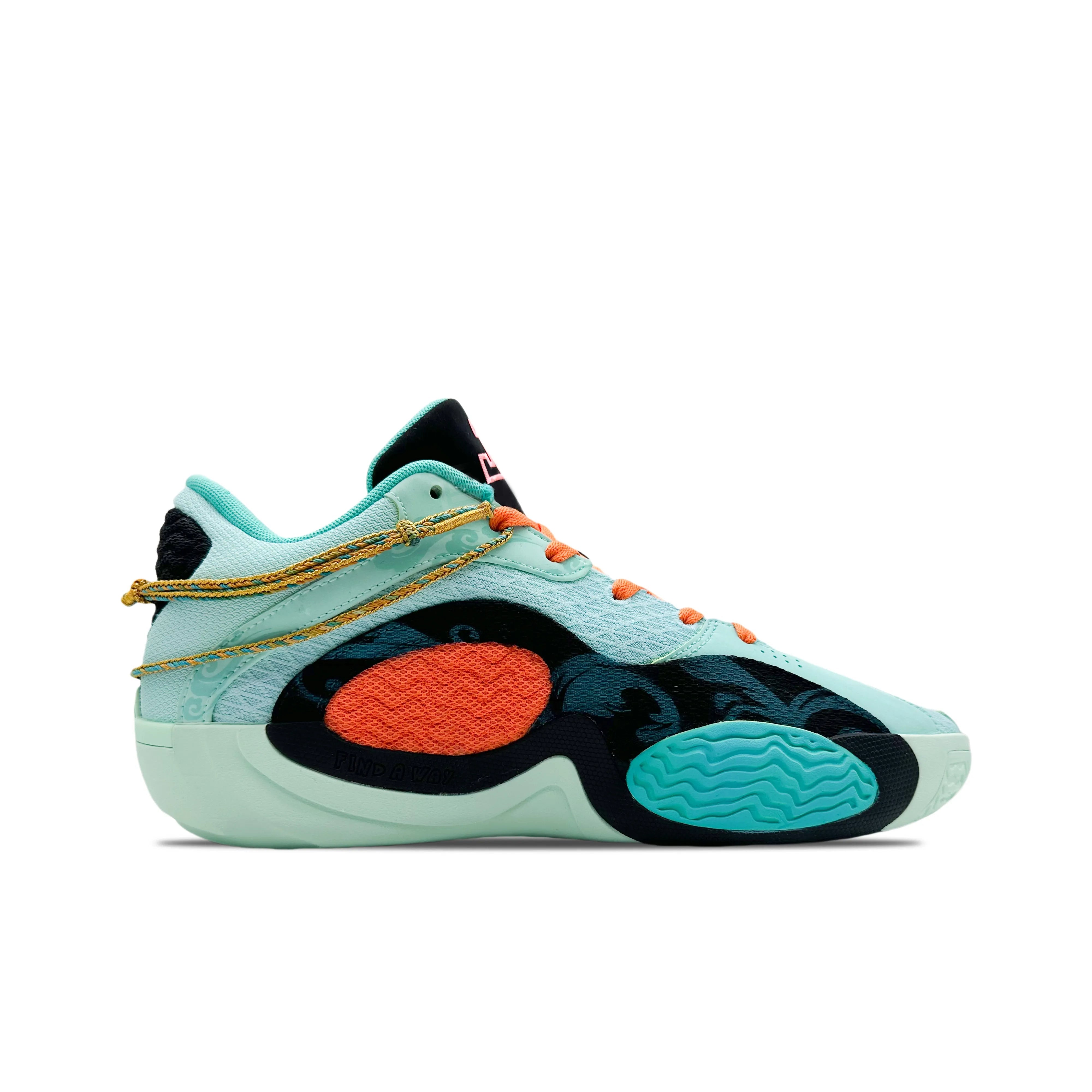 [Custom Vortex] Jordan Tatum 2 Basketball Shoes Unisex Cyan/Orange