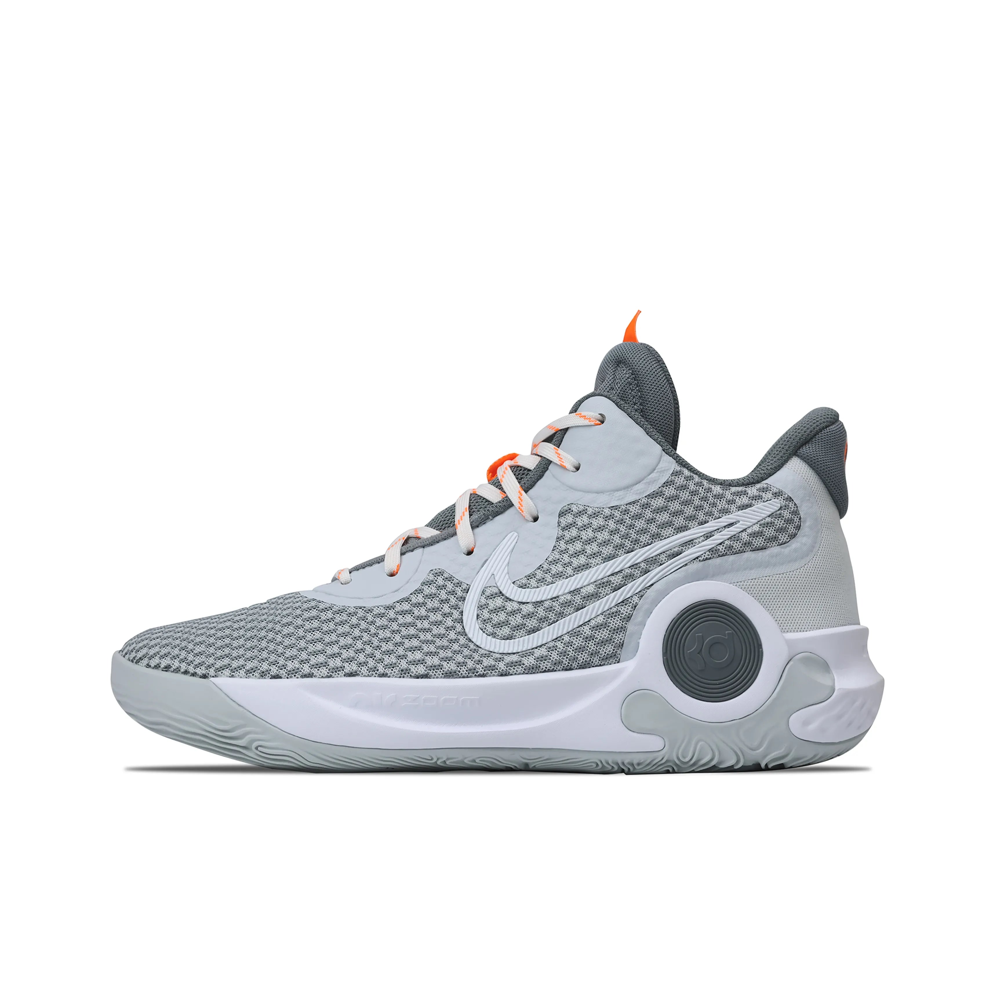 [Custom Azure-Orange Obscure Flame] KD Trey 5 IX Basketball Shoes Unisex Mid-Top Blue/Orange