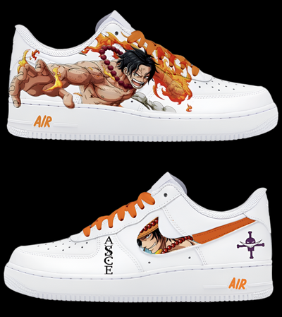 [Custom One piece Asce] Air Force 1 Skateboarding Shoes Unisex