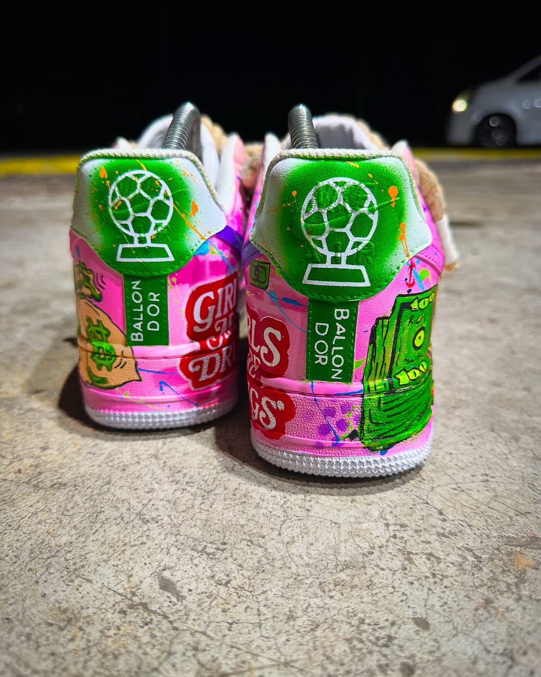 [Customized Brooklyn Family Hand-painted] Air Force 1 Low-top Shoes Unisex