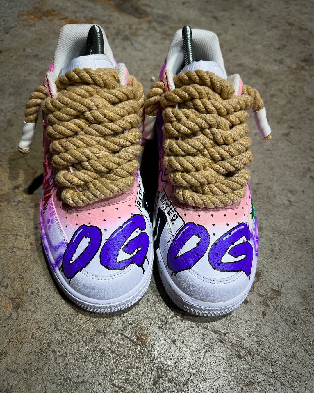 [Customized Brooklyn Family Hand-painted] Air Force 1 Low-top Shoes Unisex