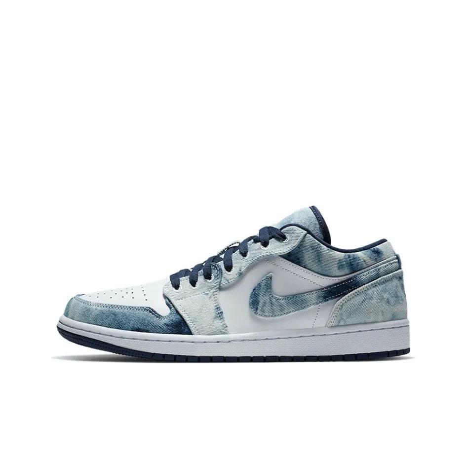 [Custom Doomsday Battleground] Air Jordan Low - Top Skateboarding Shoes Unisex Denim Style